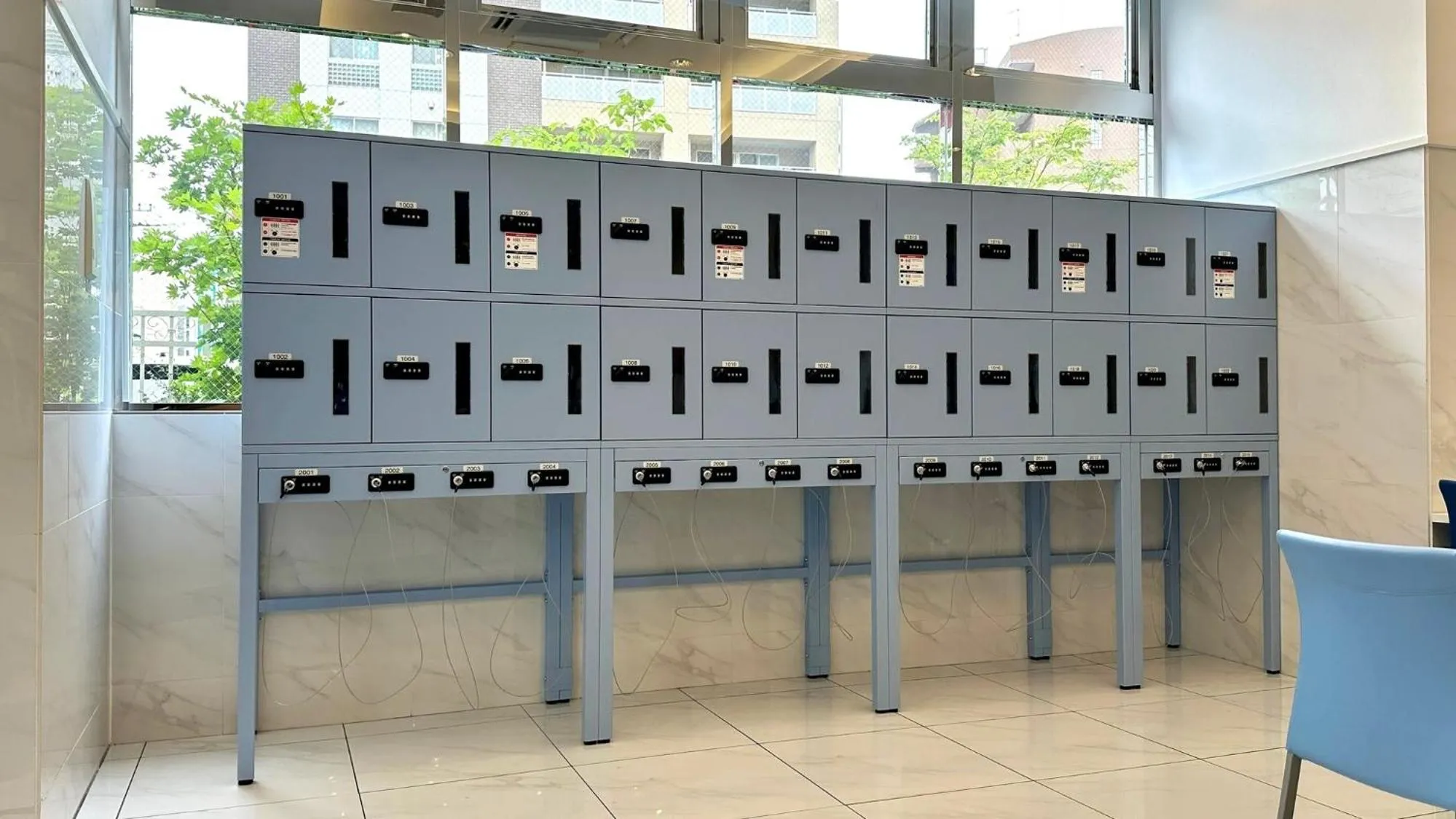 locker in Toyoko Inn Kita-asaka-eki Nishi-guchi