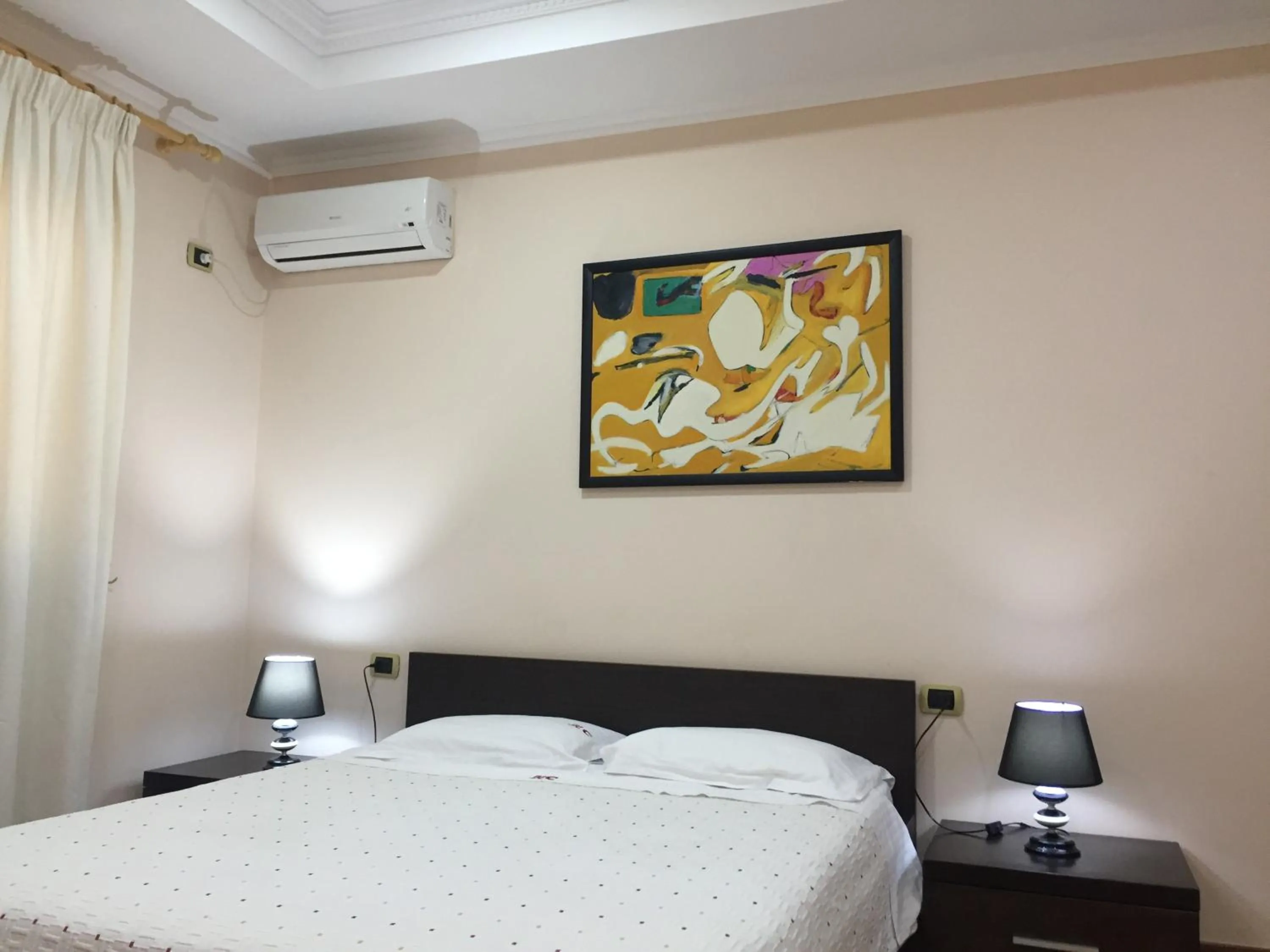 Bed in Hotel Colombo Elbasan