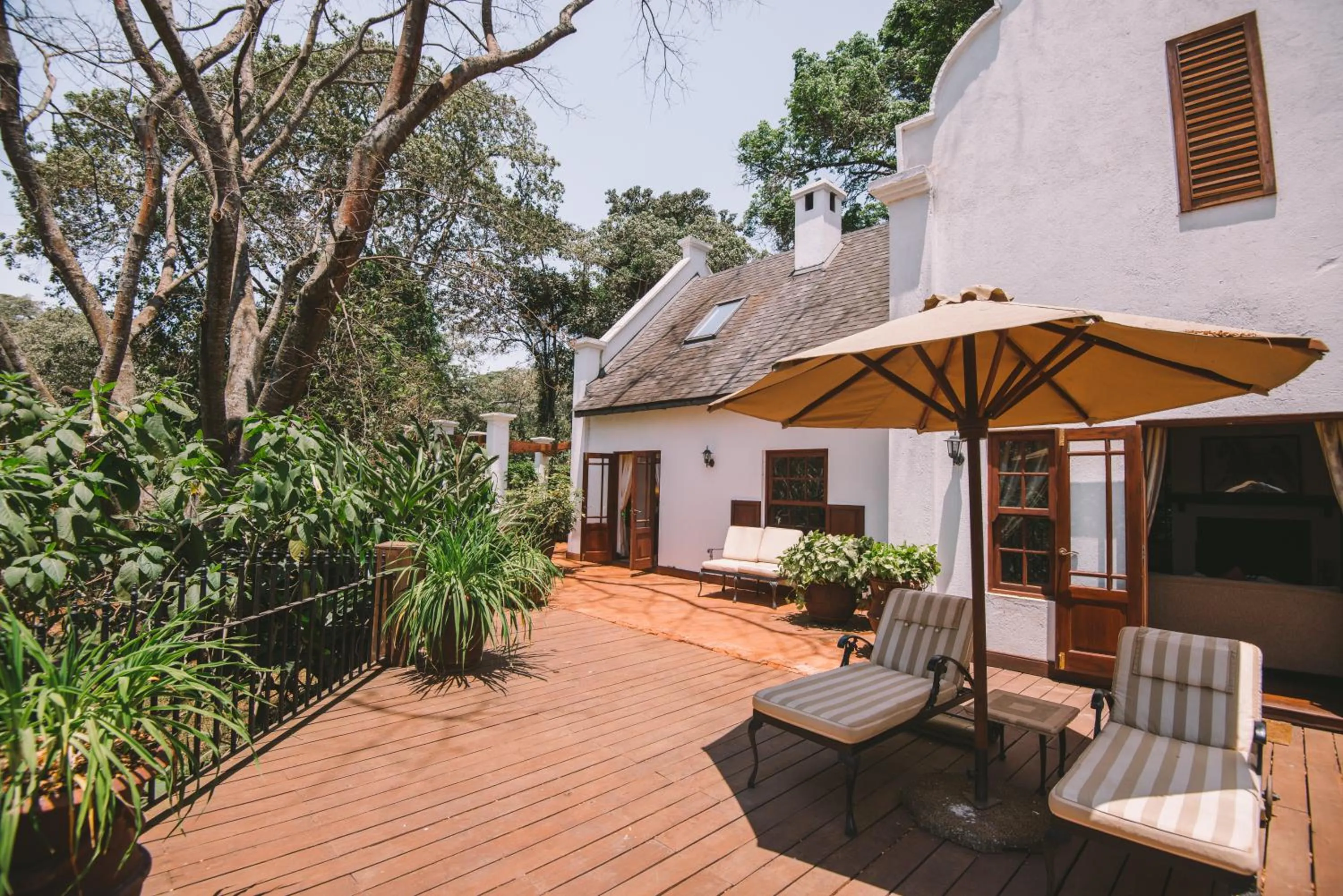 Patio in The Manor at Ngorongoro