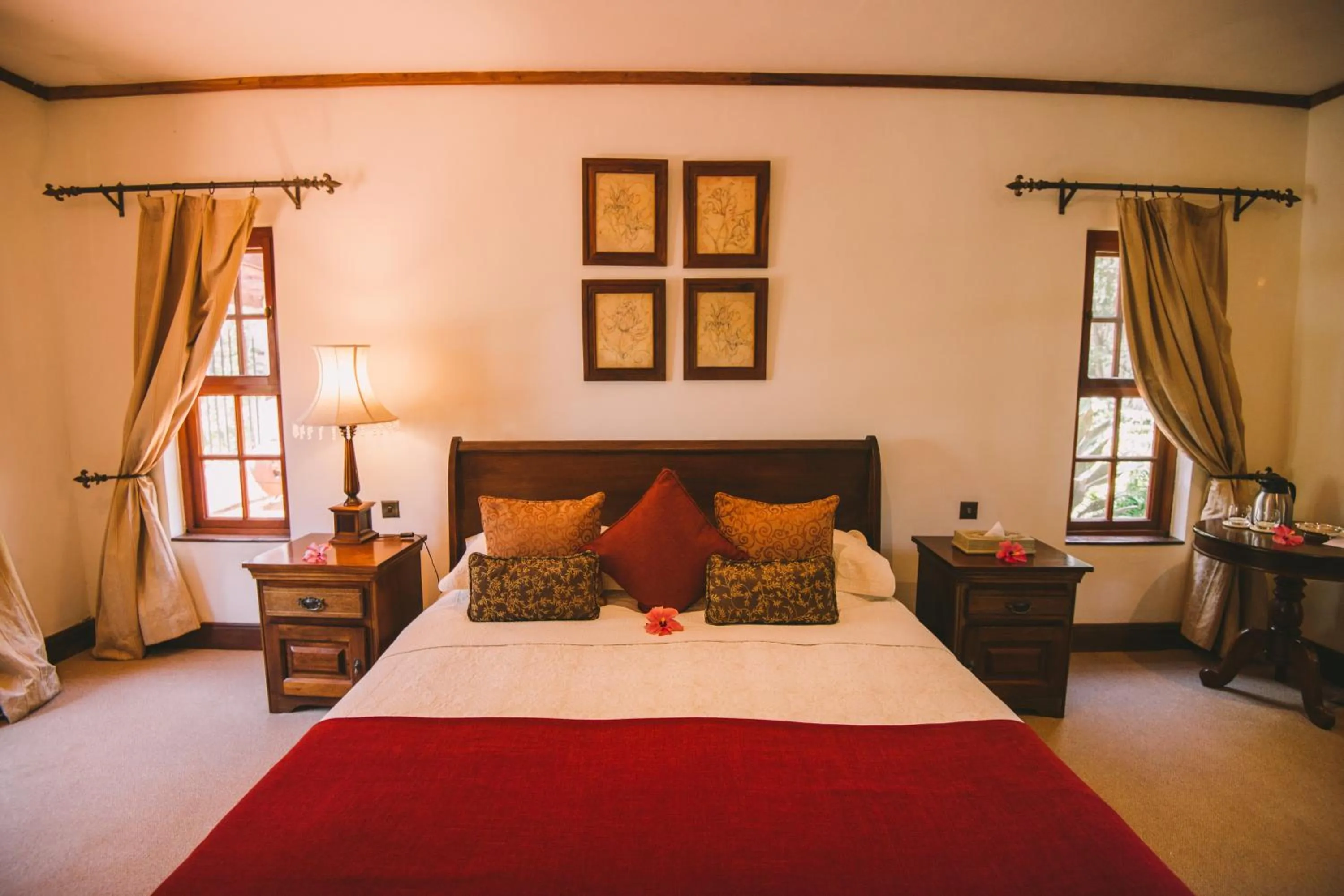Bed in The Manor at Ngorongoro