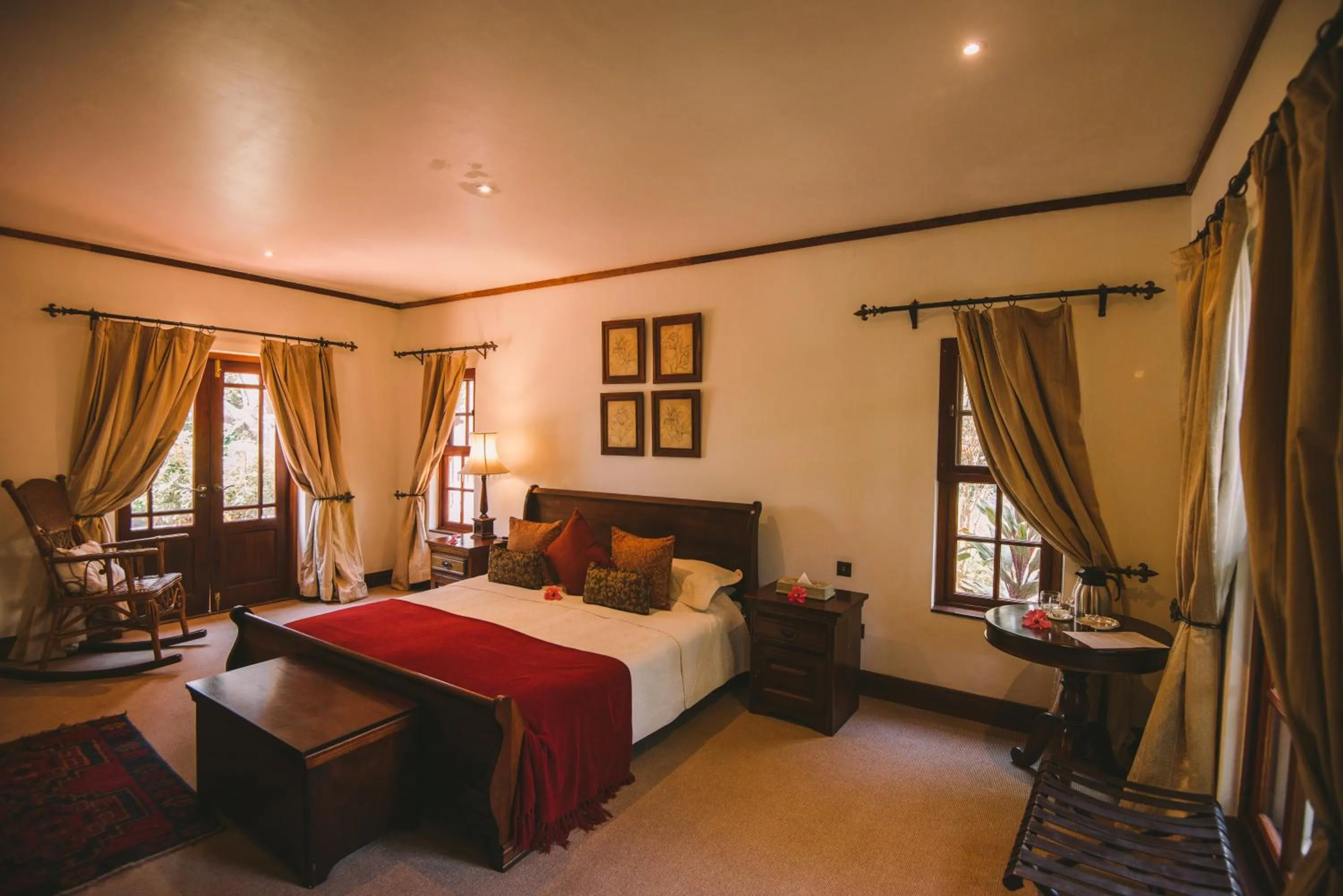Photo of the whole room, Bed in The Manor at Ngorongoro