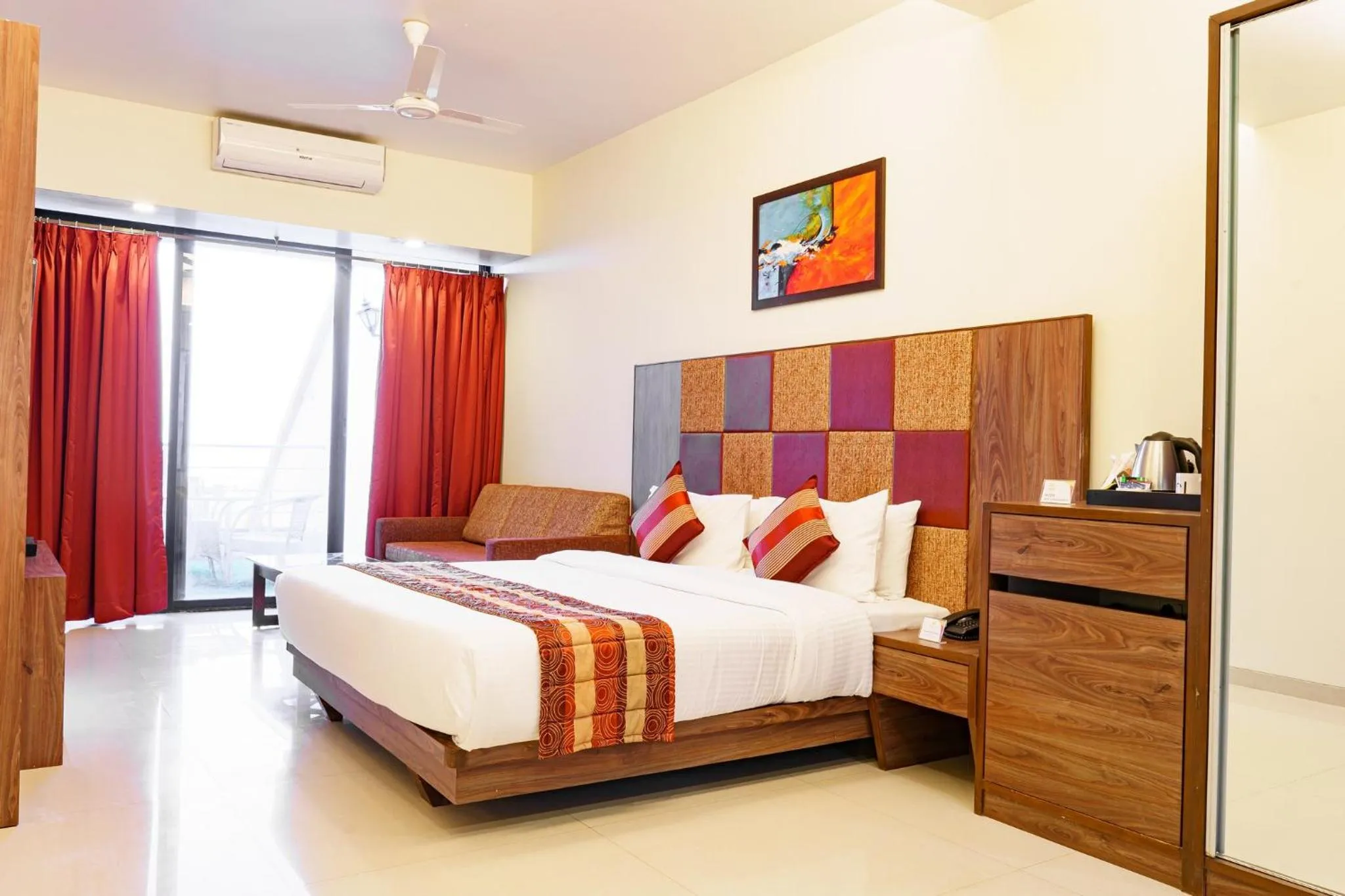 Bed in Valley View Beacon Resort