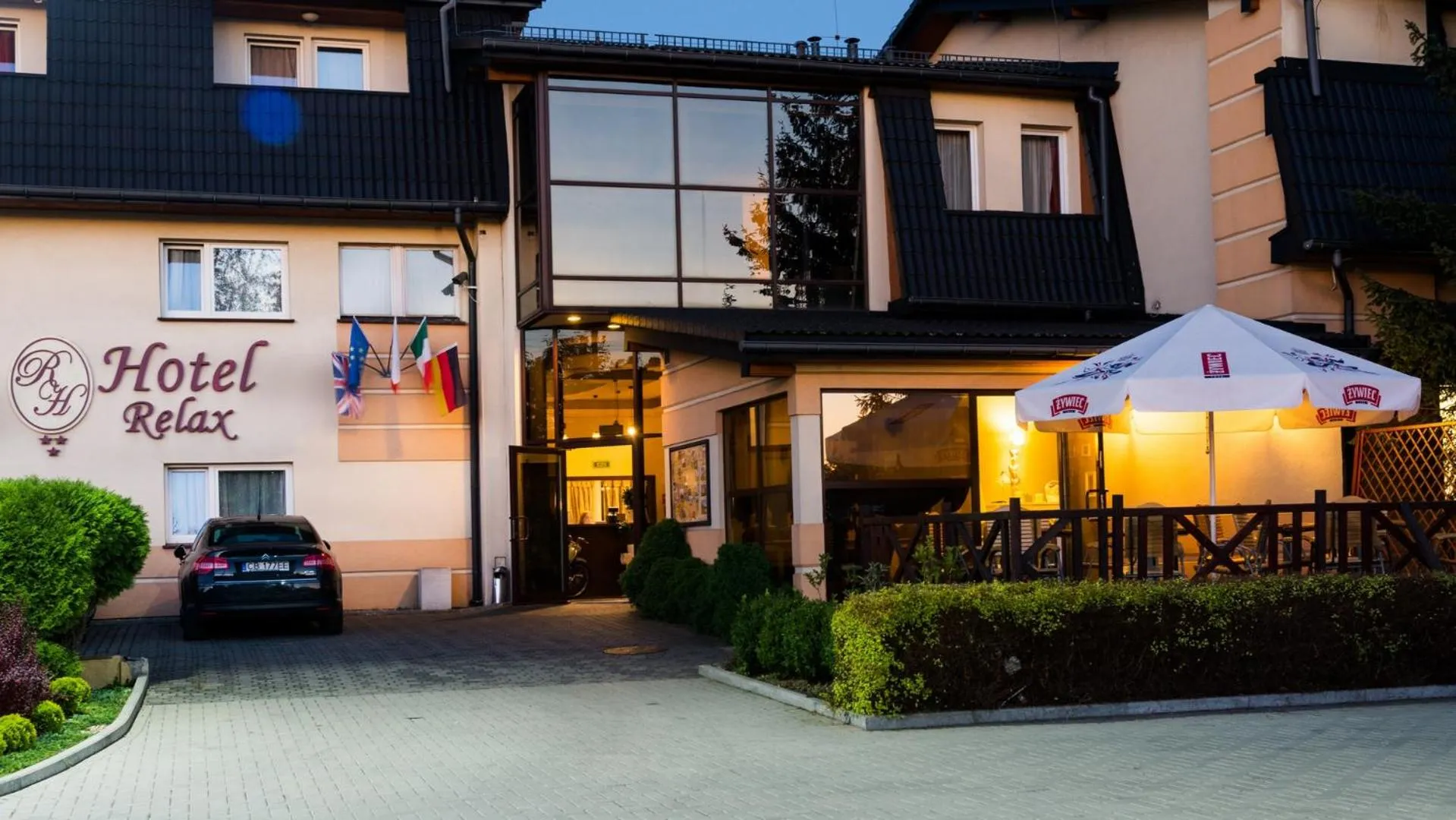 Facade/entrance in Hotel Relax