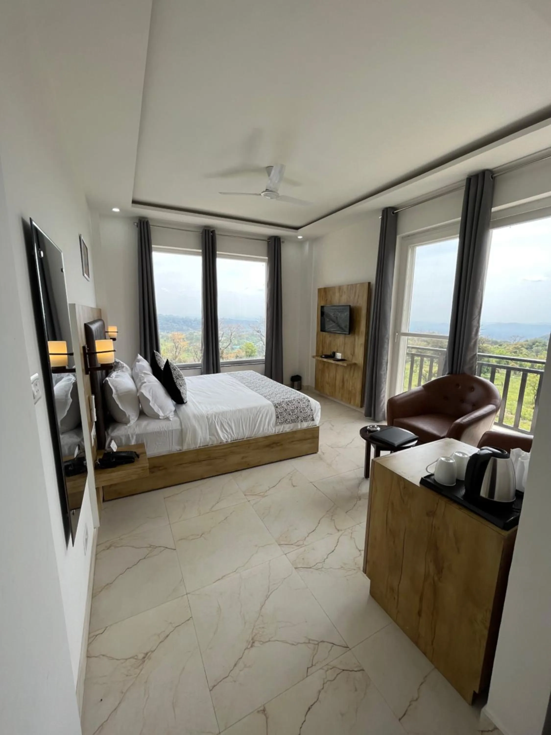 View (from property/room), Bed in Click Collection The Abode, Dharamshala