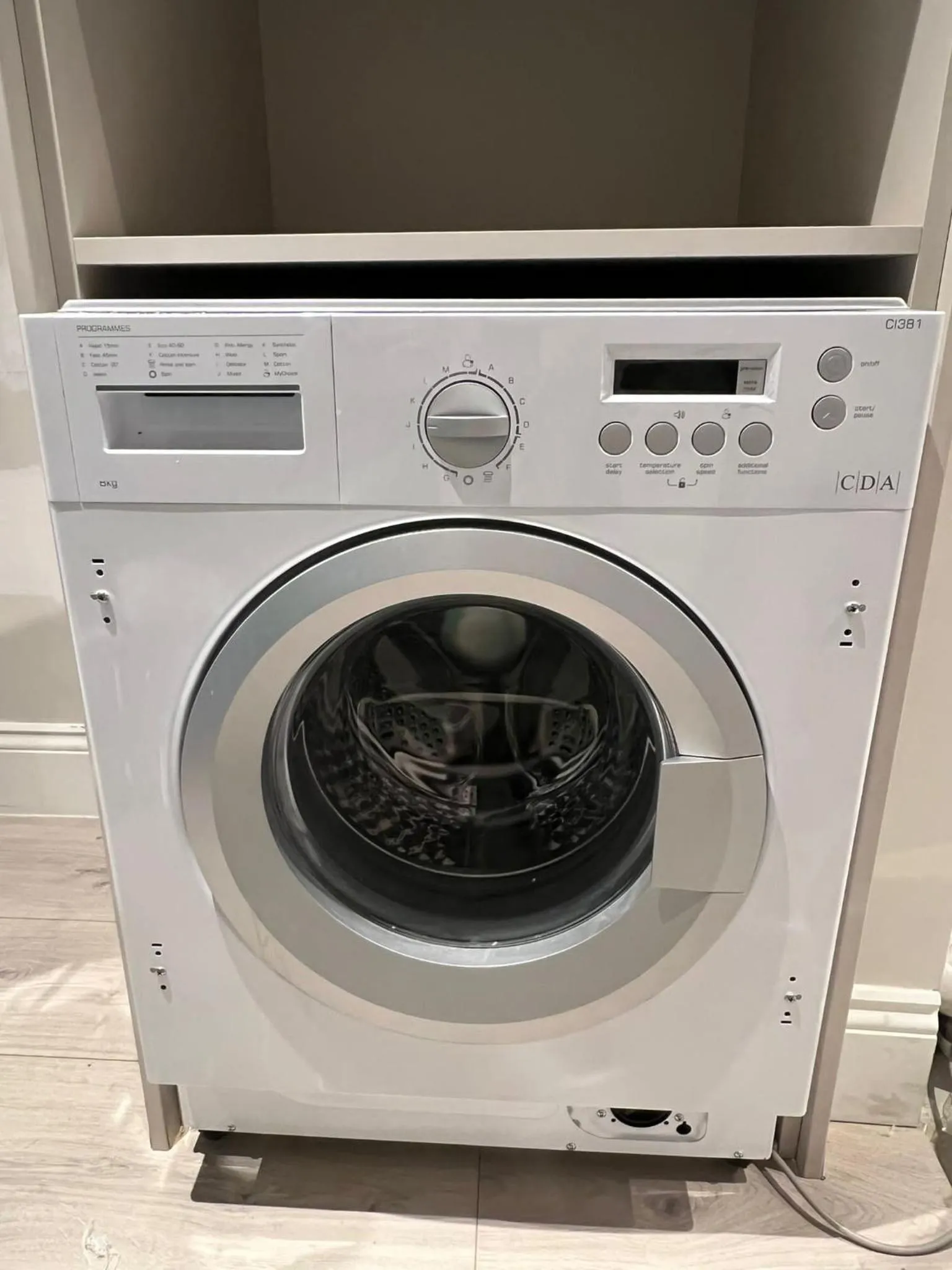 washing machine in Victoria Studios