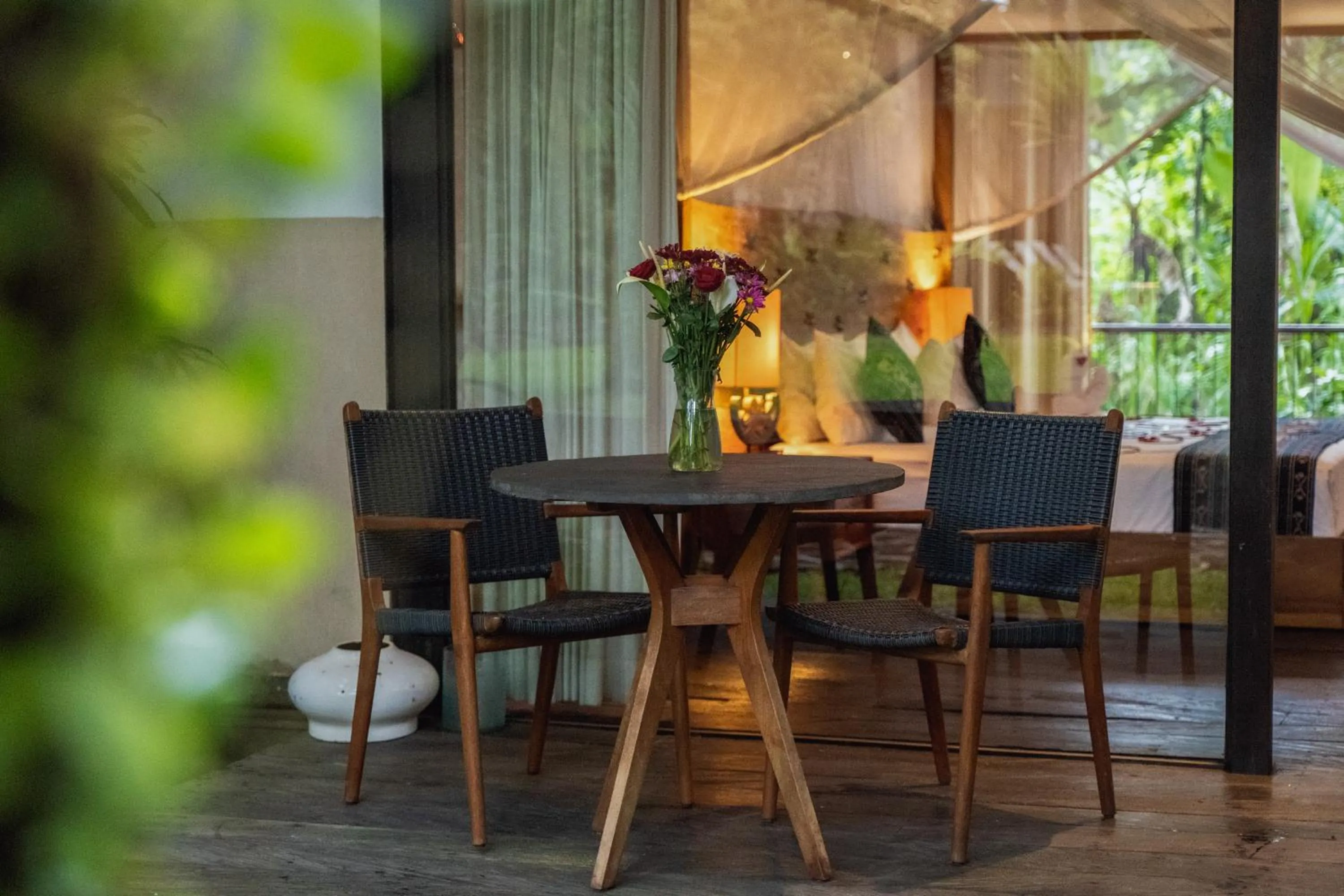 Seating area in Surya Kembar Villas