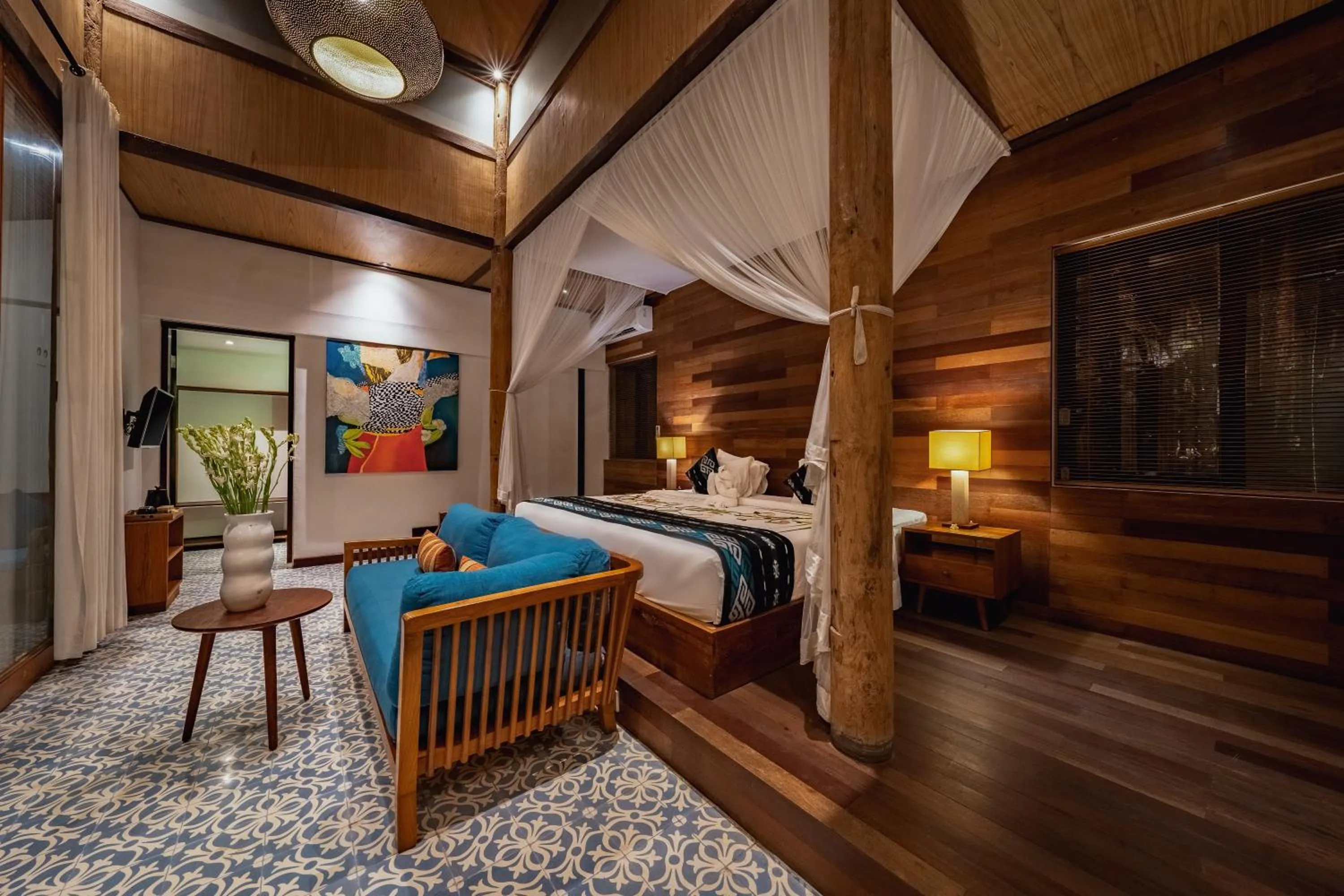 Bedroom, Bed in Surya Kembar Villas