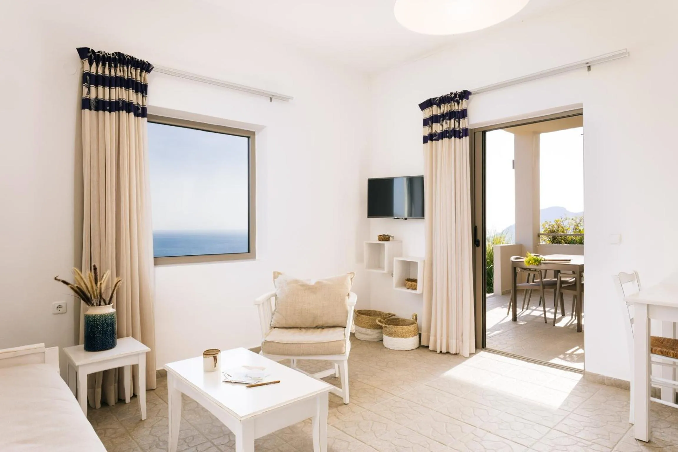 Seating area in Villa Stella Suites