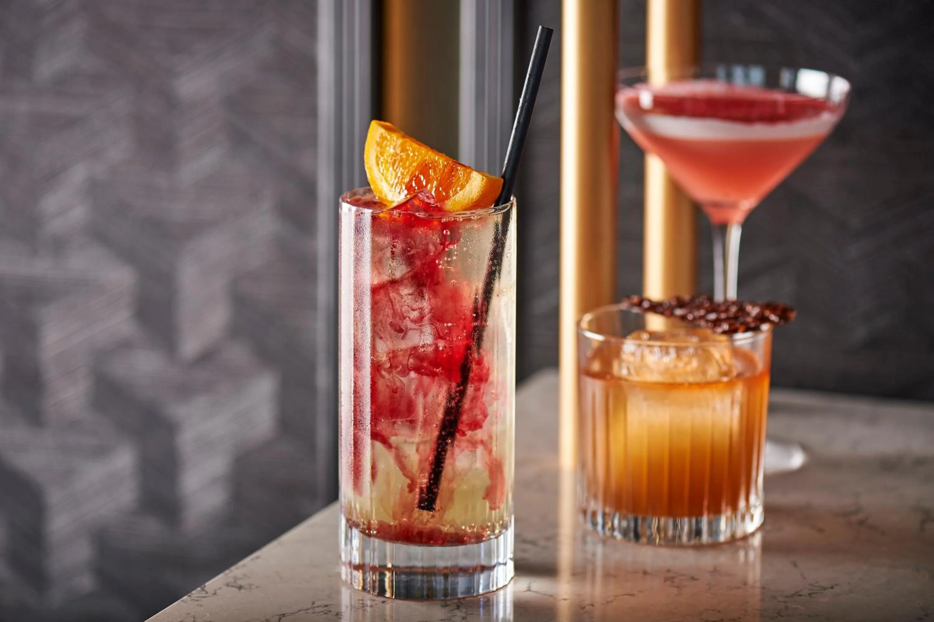 Drinks in Malmaison Manchester Deansgate