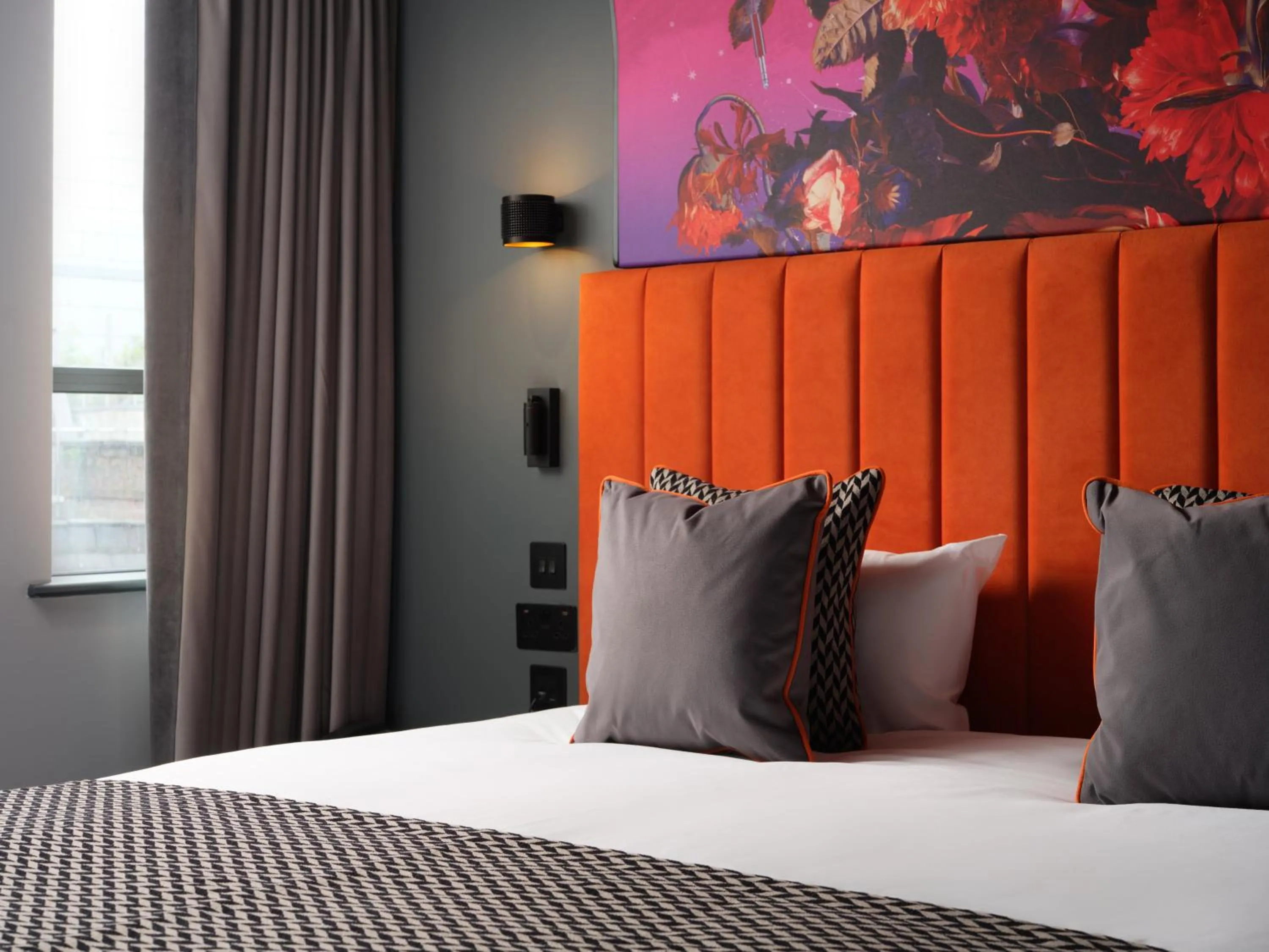 Bedroom, Bed in Malmaison Manchester Deansgate