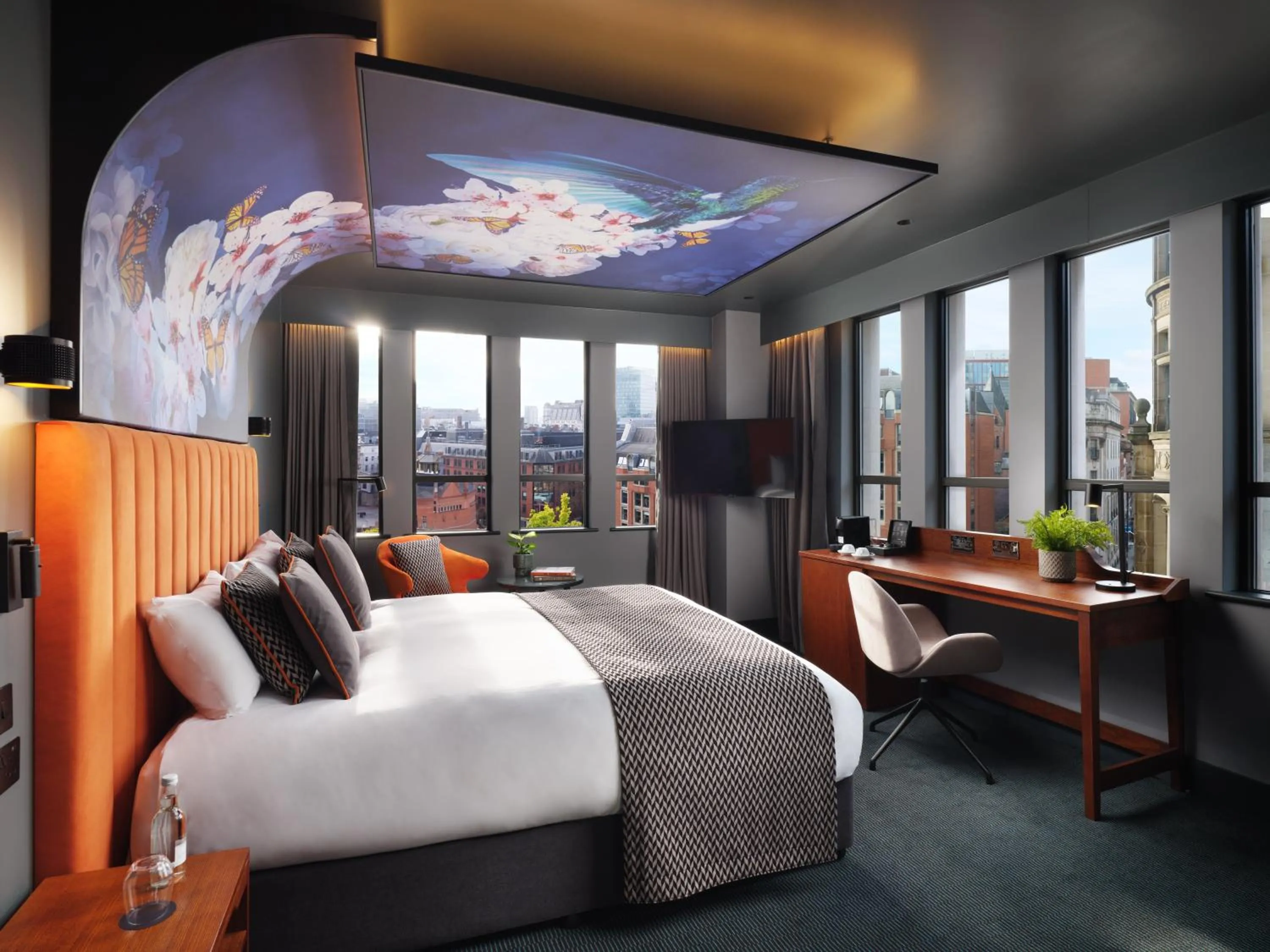Bedroom, Bed in Malmaison Manchester Deansgate