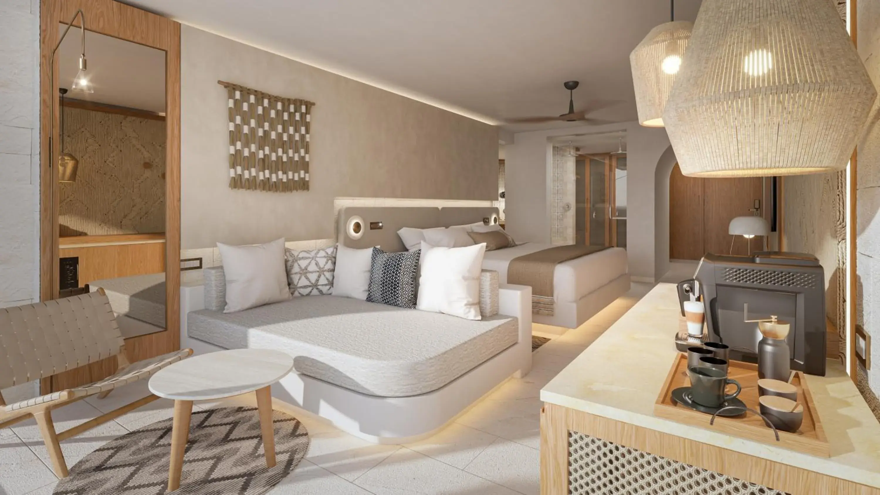 Bed in Impression Isla Mujeres by Secrets - Adults Only - All Inclusive Bed in Impression Isla Mujeres by Secrets - Adults Only - All Inclusive