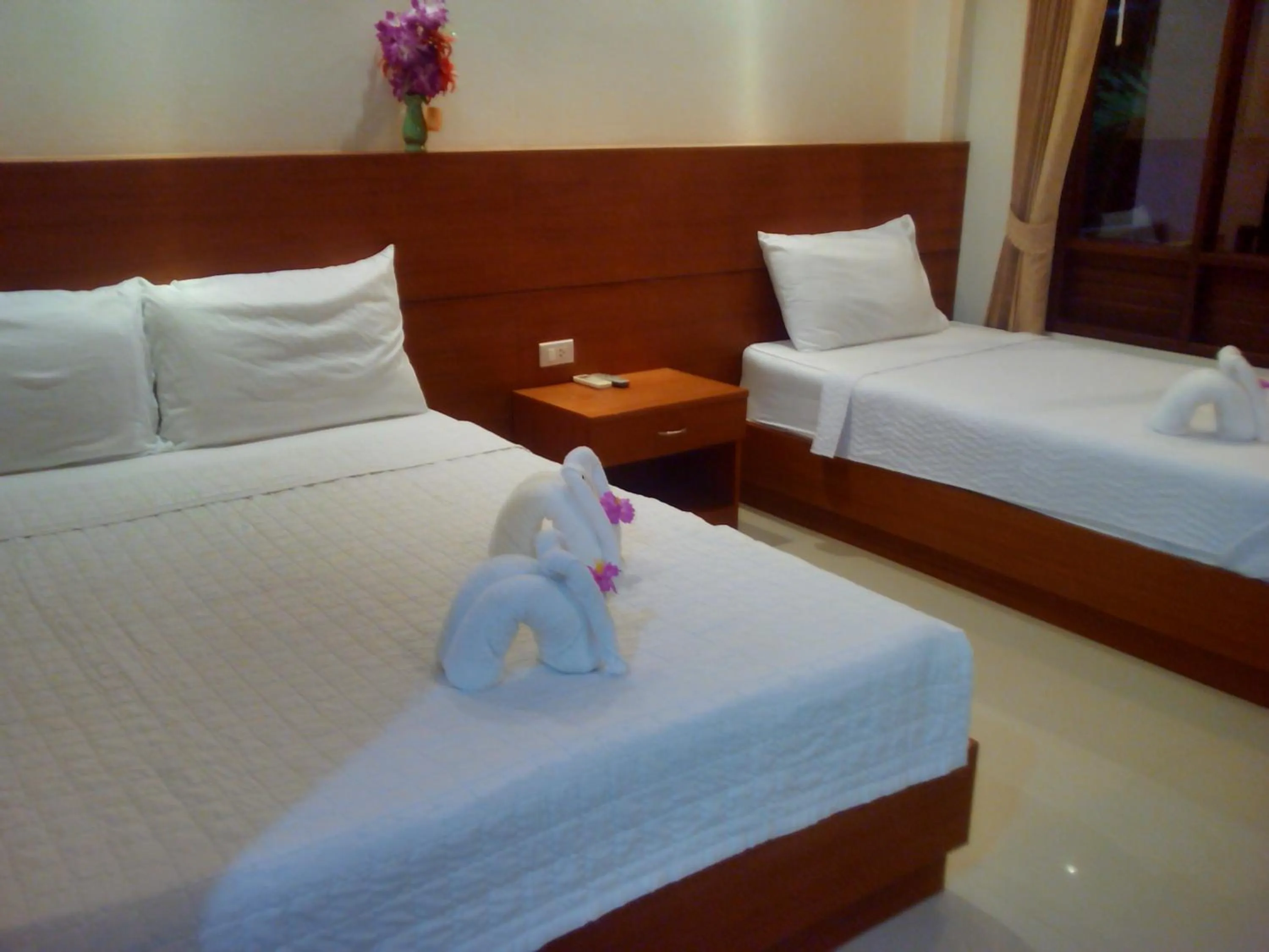 Bed in Modern Resort