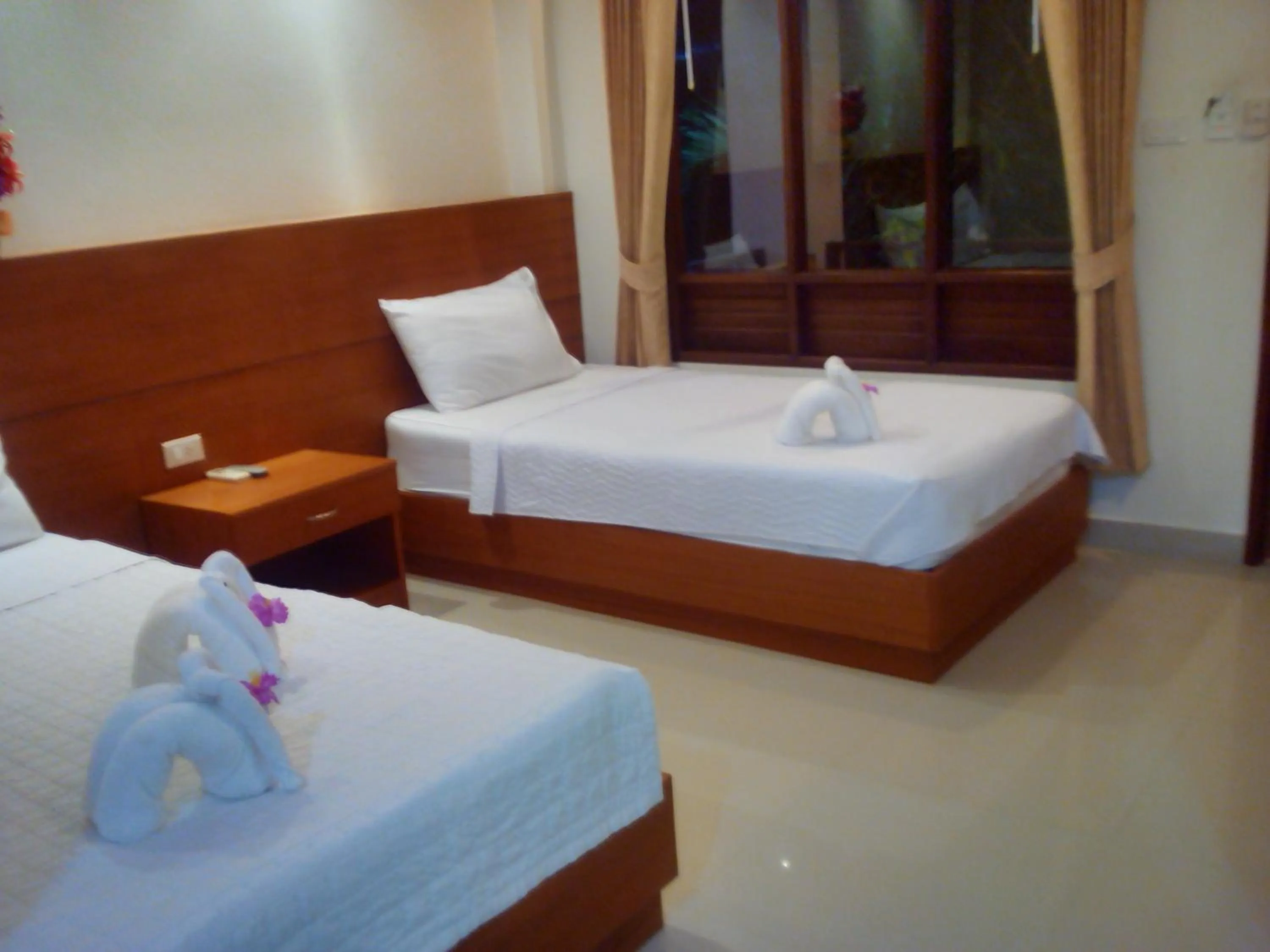 Bedroom, Bed in Modern Resort
