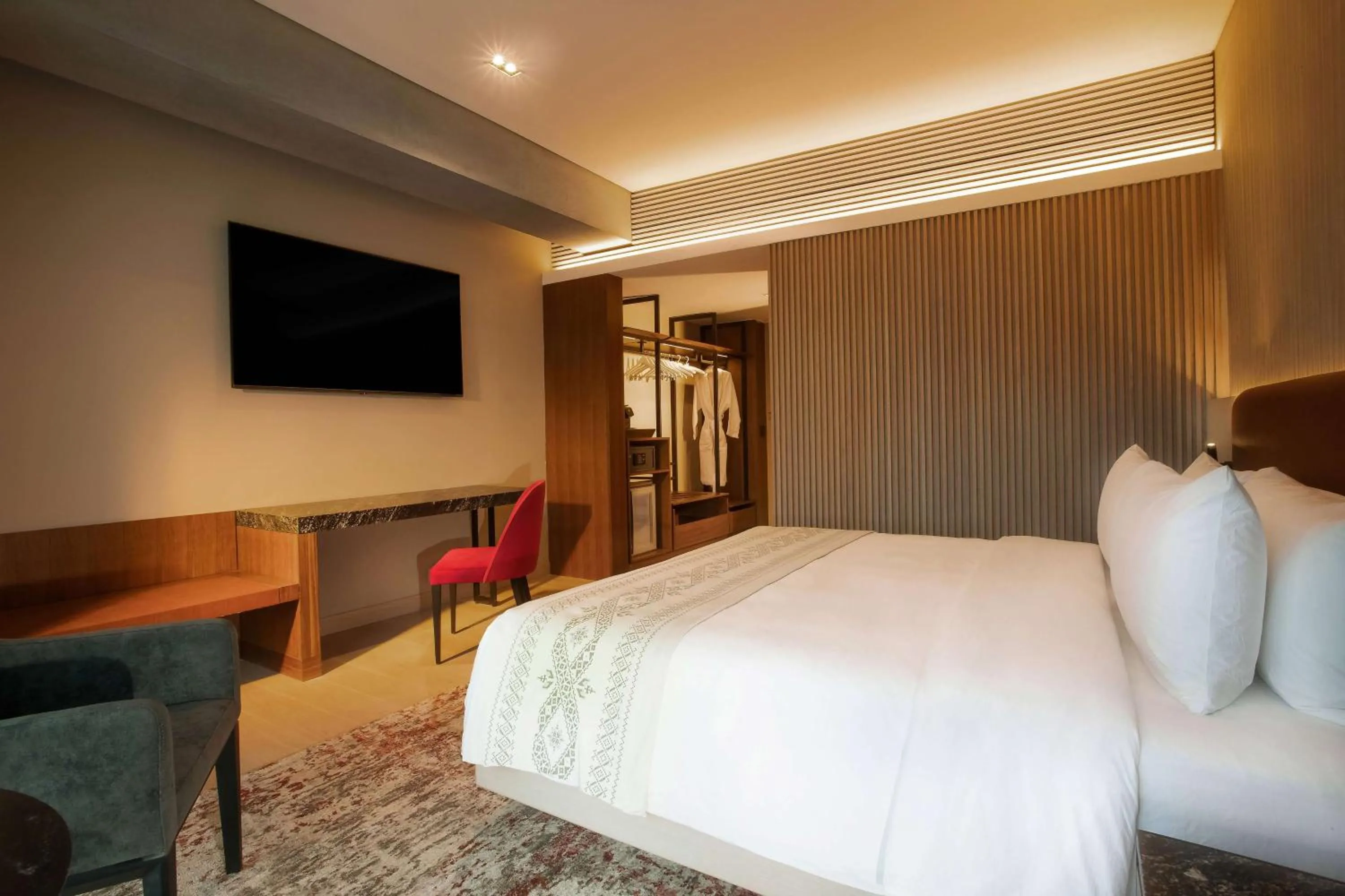 Property building, Bed in Hyatt Regency Mexico City Insurgentes WTC