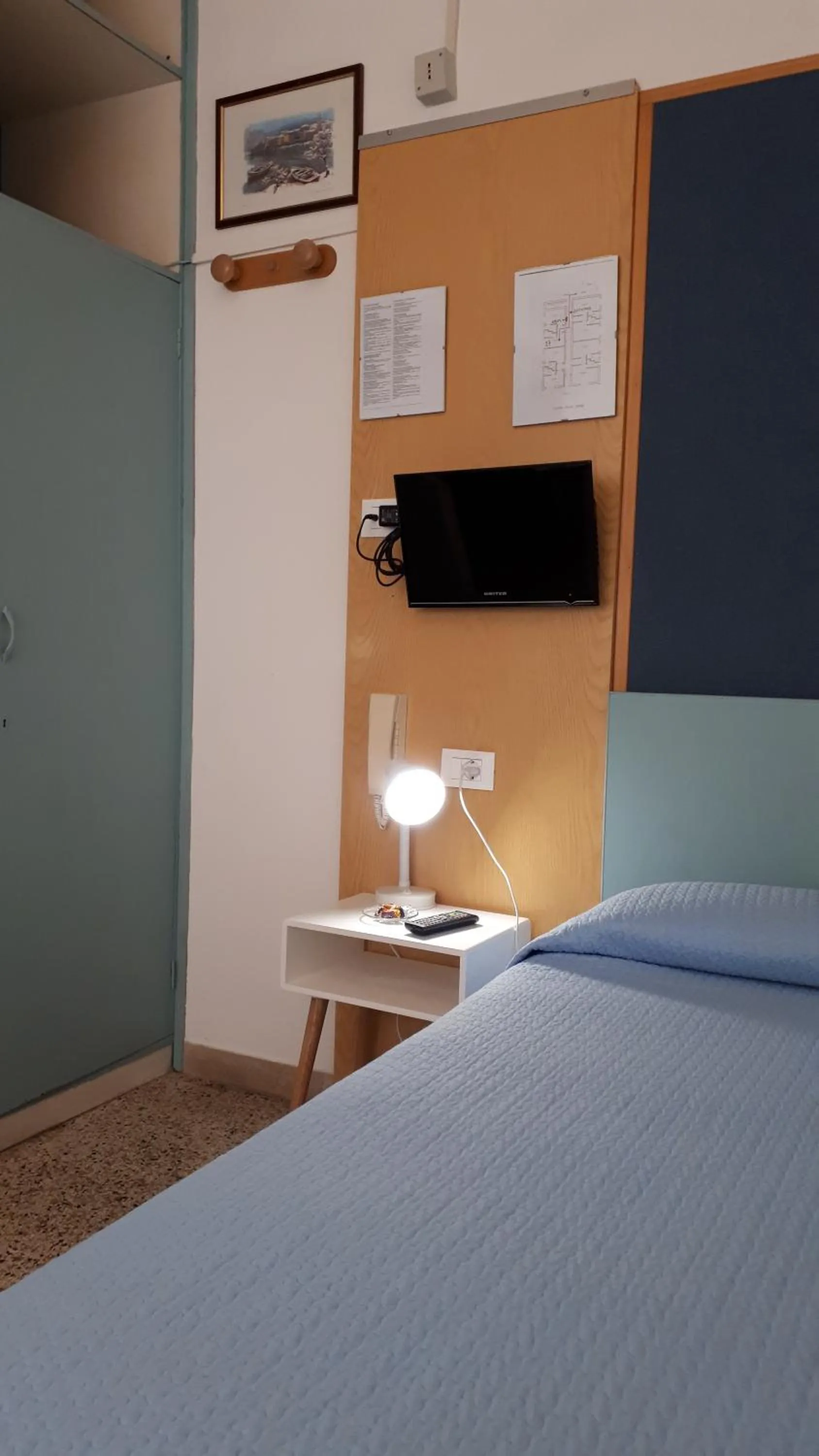 Bed in Hotel Villa Dina