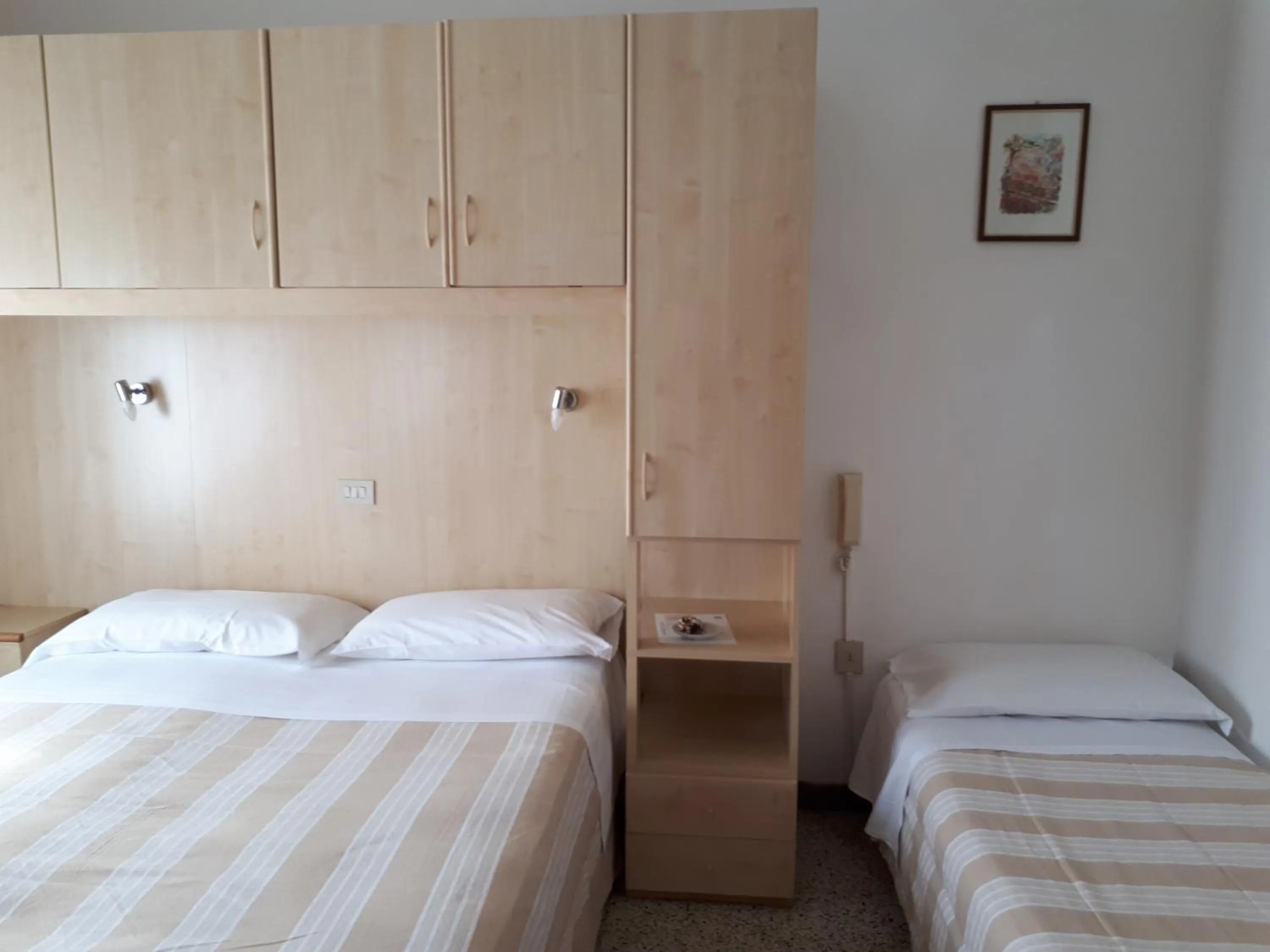 Bed in Hotel Villa Dina