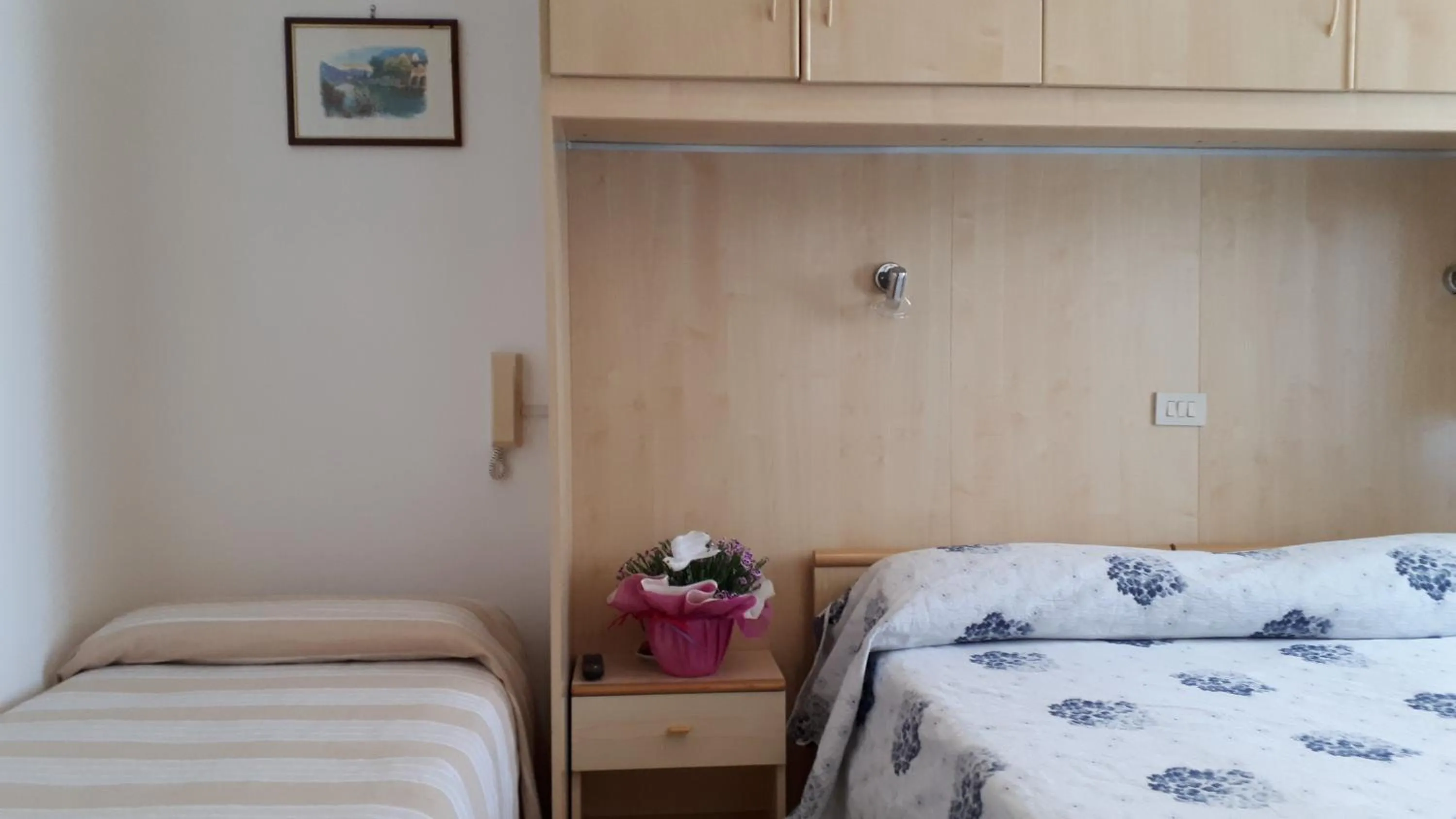 Bed in Hotel Villa Dina