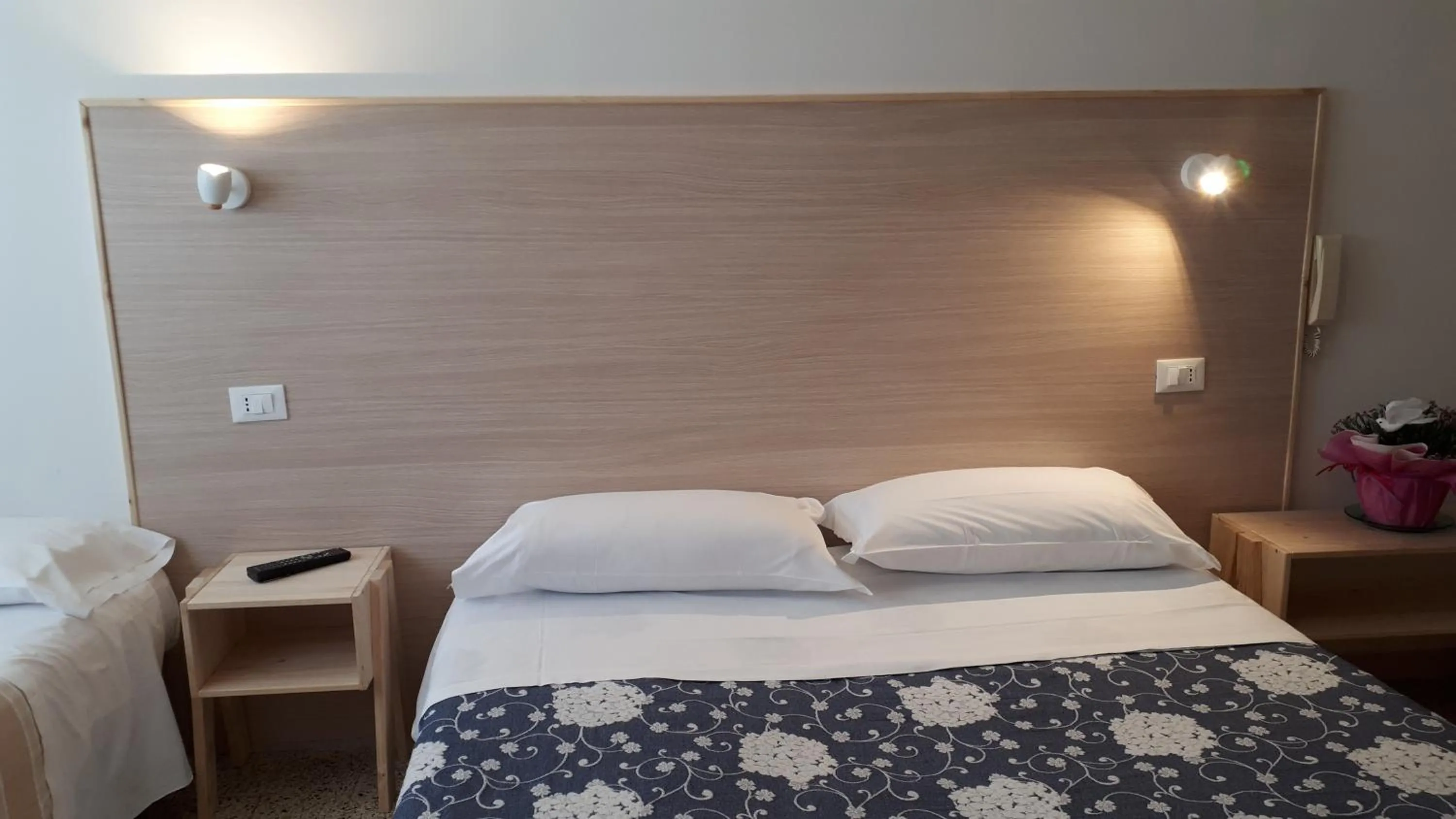 Bed in Hotel Villa Dina