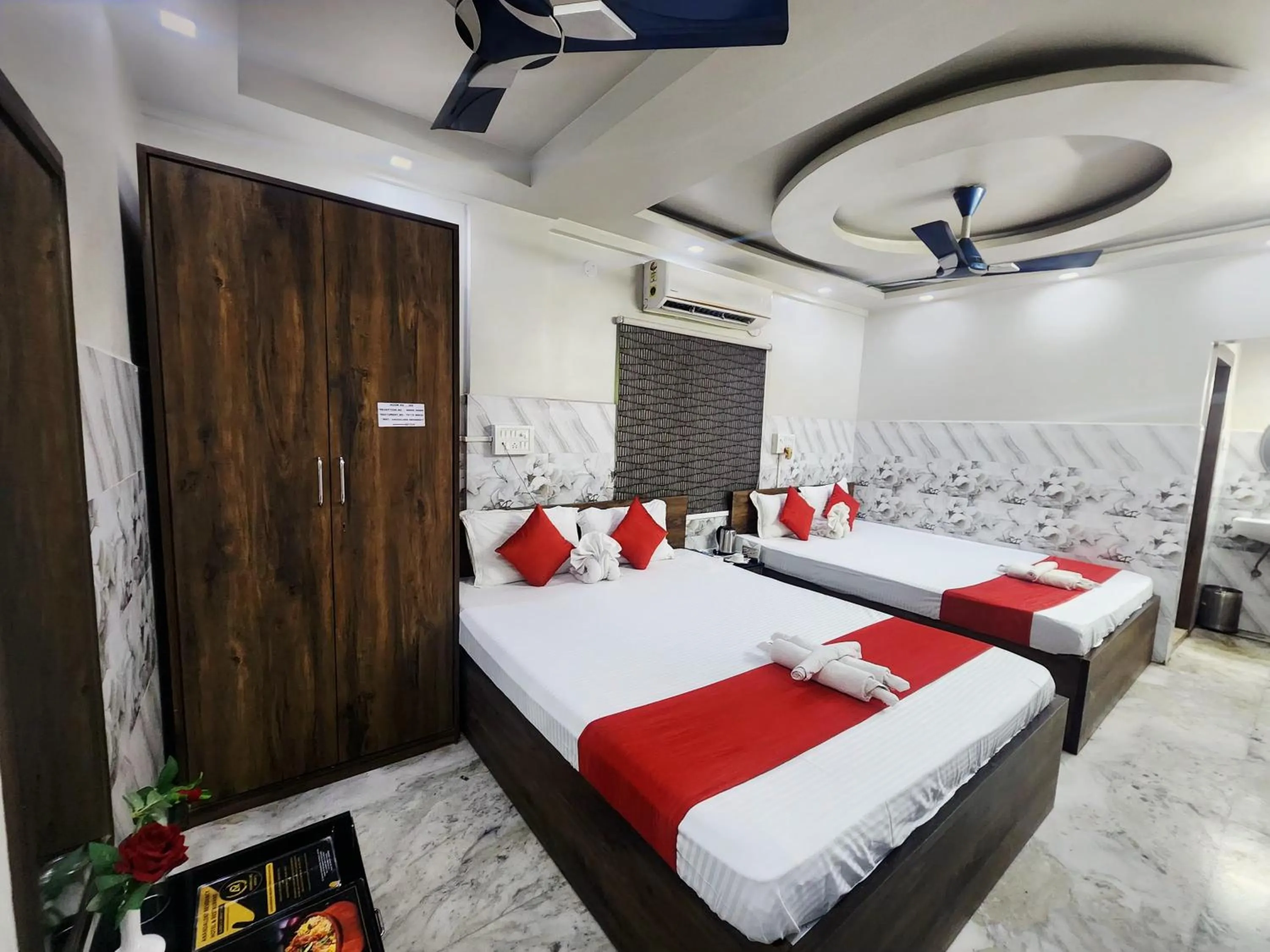 Bed in ANANDALOKE RESIDENCY