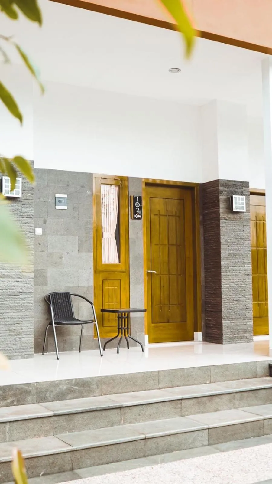 Patio in Hotel Kaliu