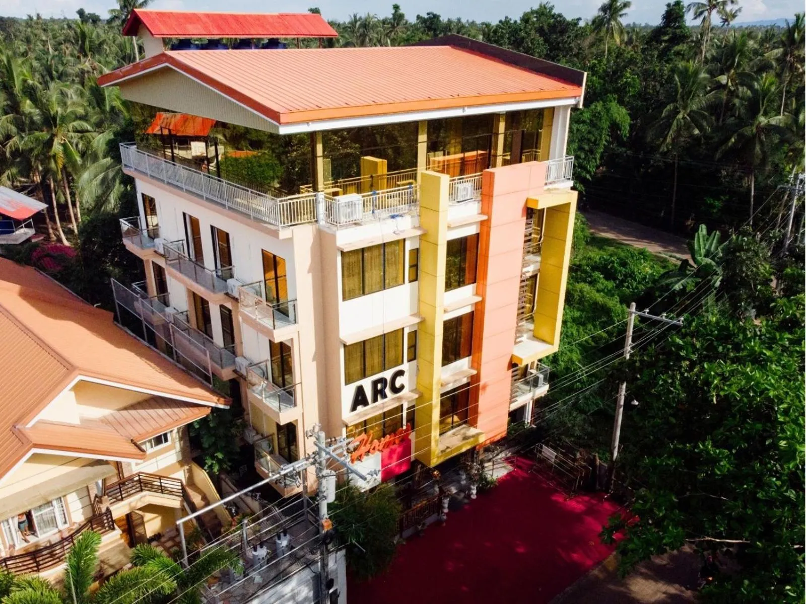 Property building in ARC Homes Hotel Panglao powered by Cocotel