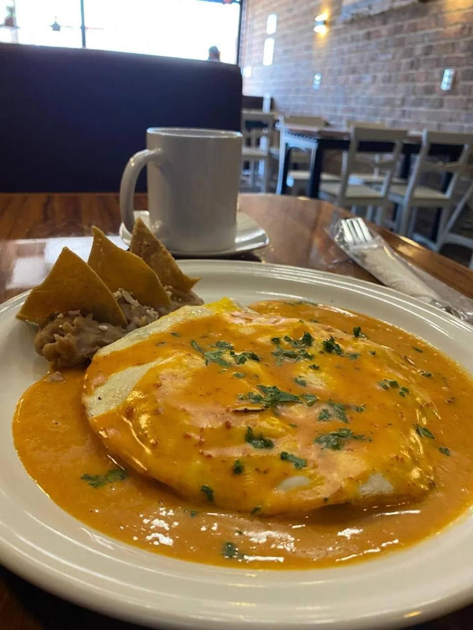Continental breakfast in Hotel Central Pirámides