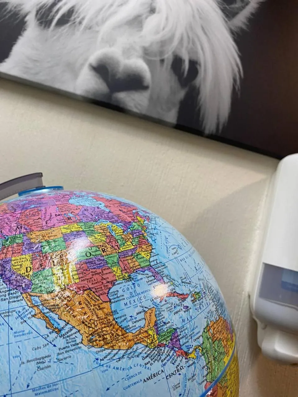 Lobby or reception in Hotel Central Pirámides