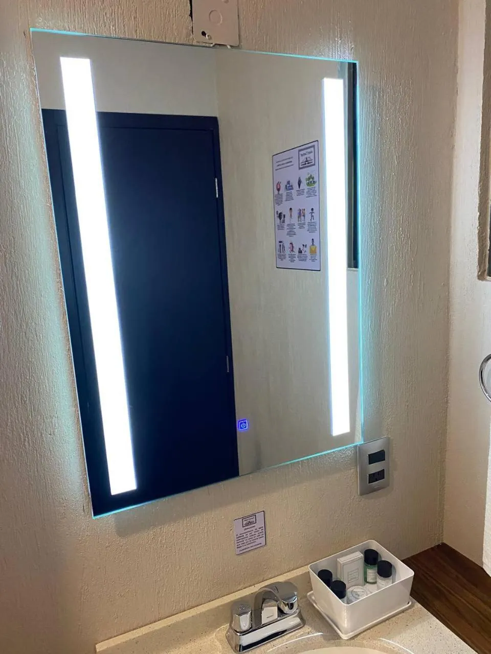 Bathroom in Hotel Central Pirámides