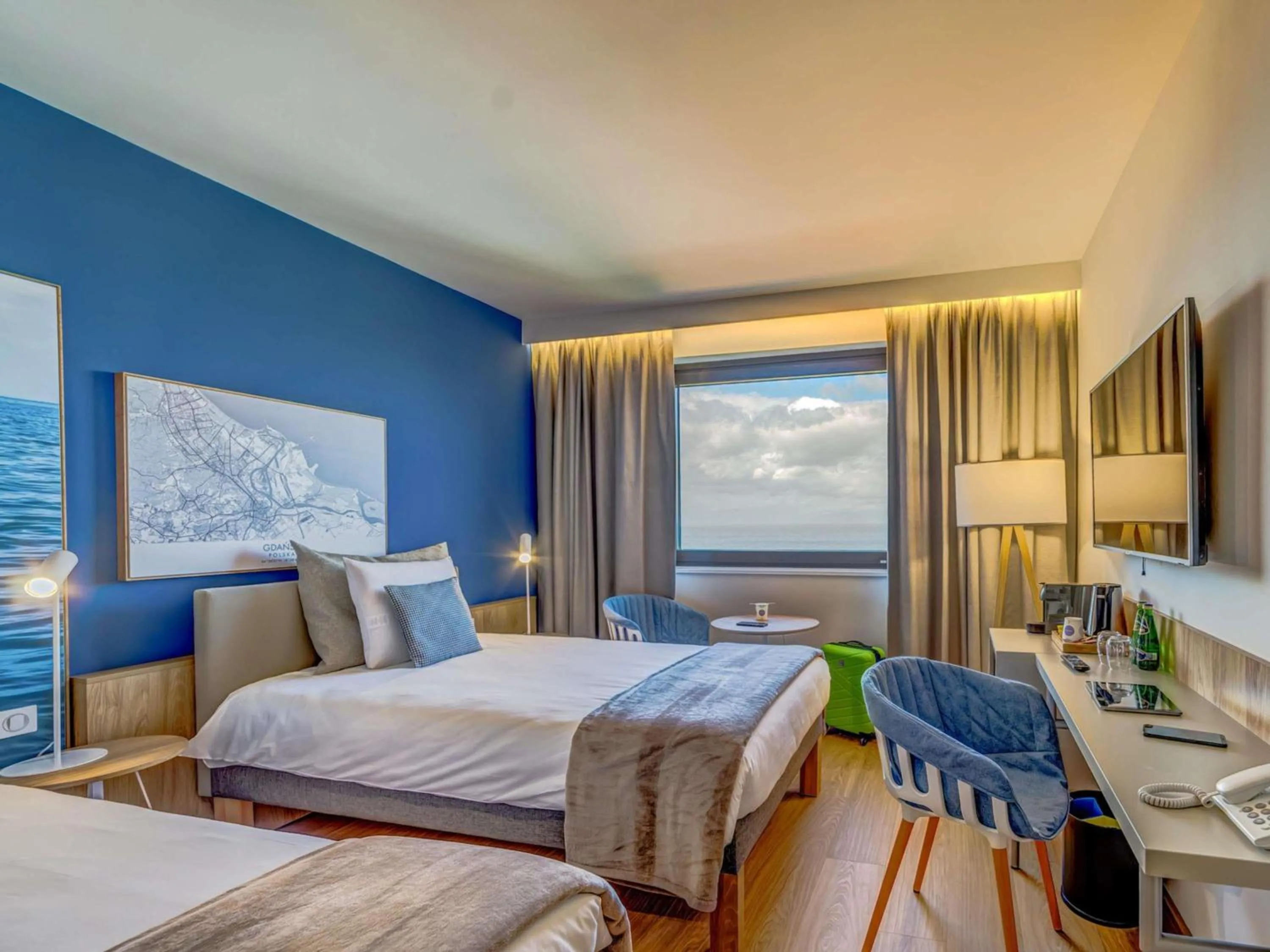 Bedroom, Bed in Novotel Gdańsk Marina