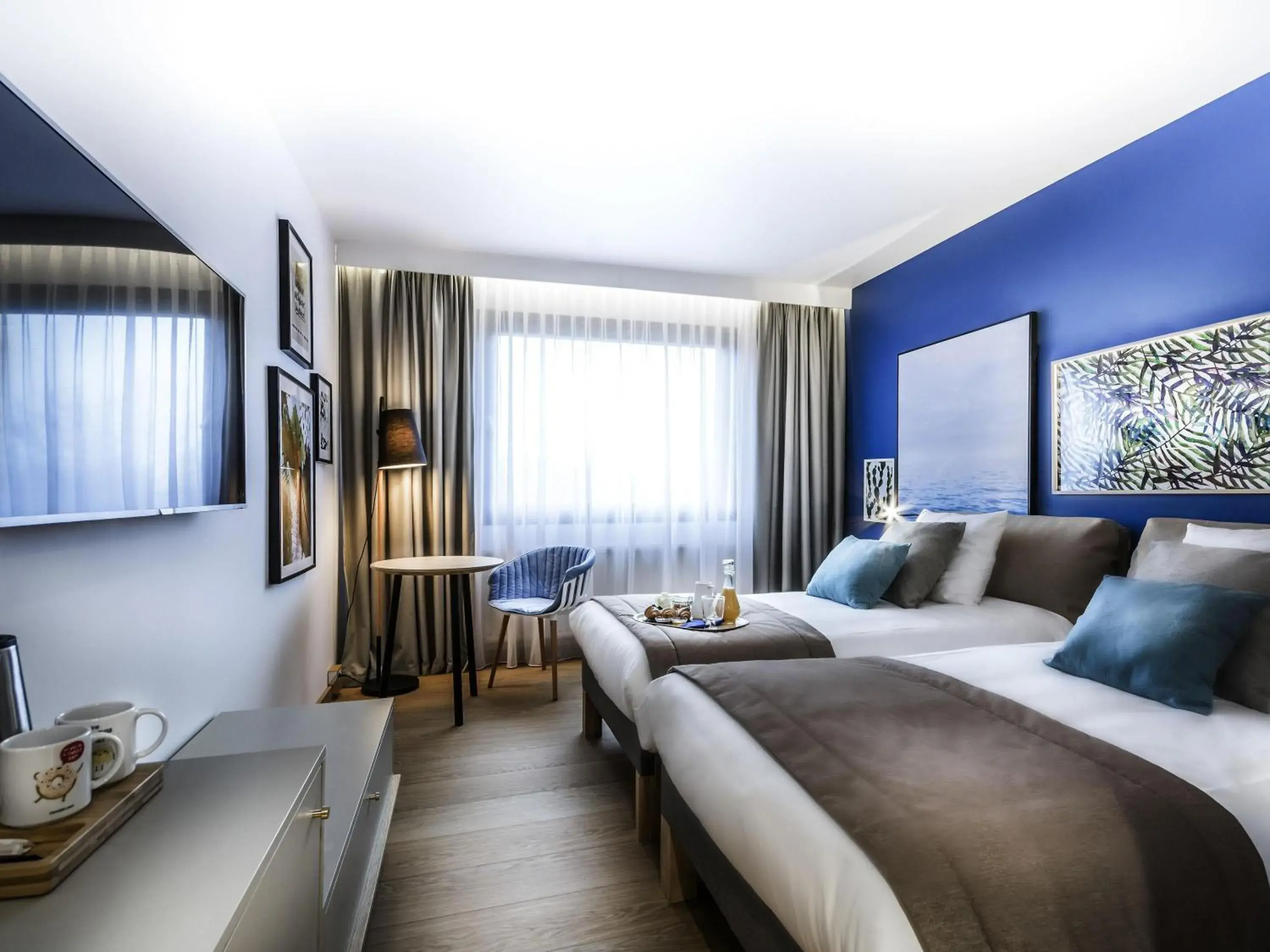 Superior Twin Room with Central Sea View in Novotel Gdańsk Marina Superior Twin Room with Central Sea View in Novotel Gdańsk Marina