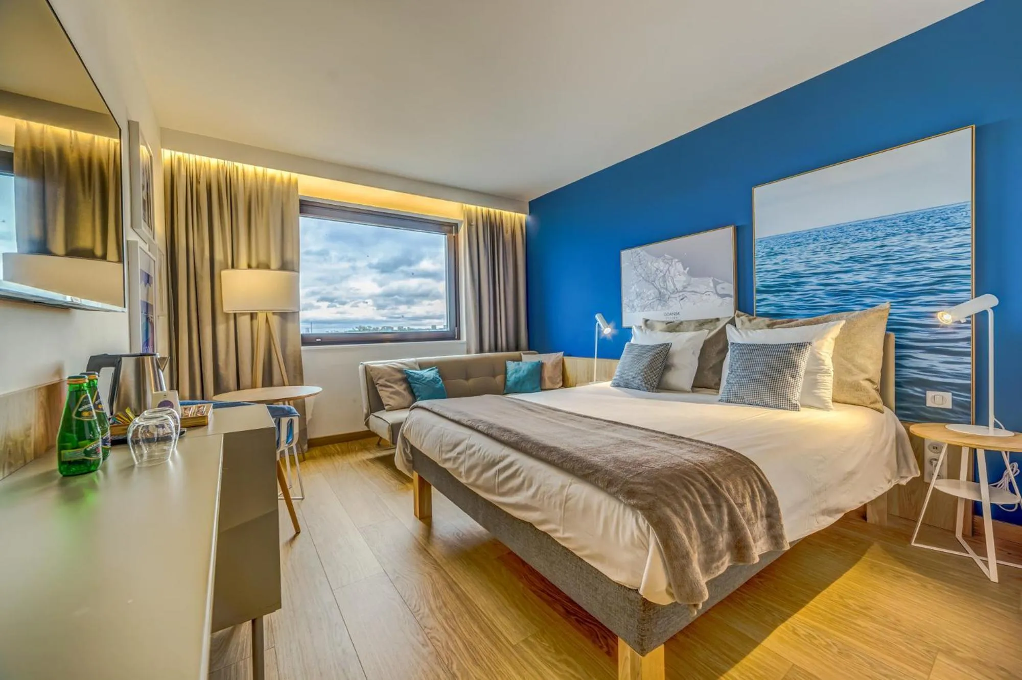 Bed in Novotel Gdańsk Marina