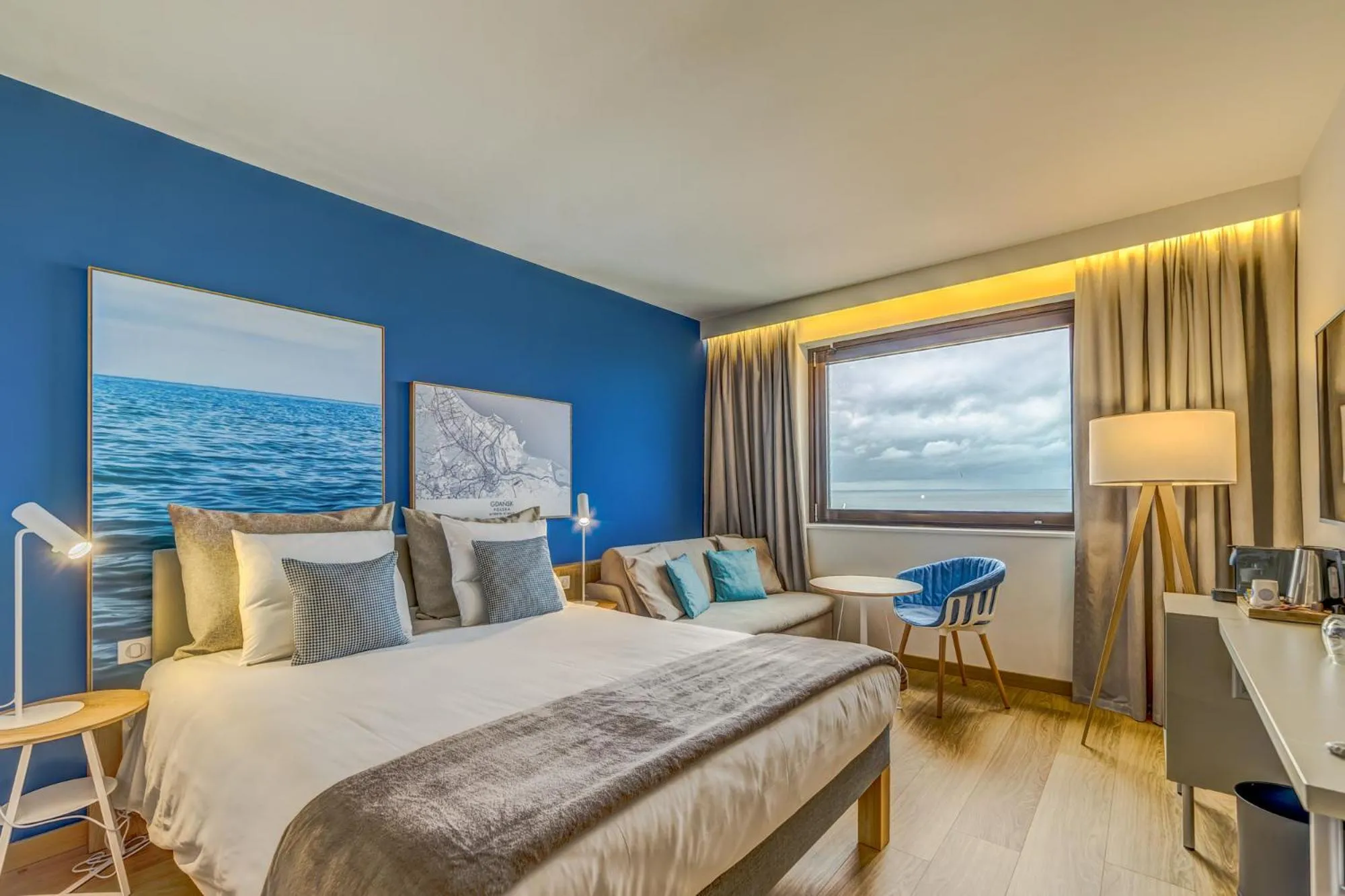 Bed in Novotel Gdańsk Marina