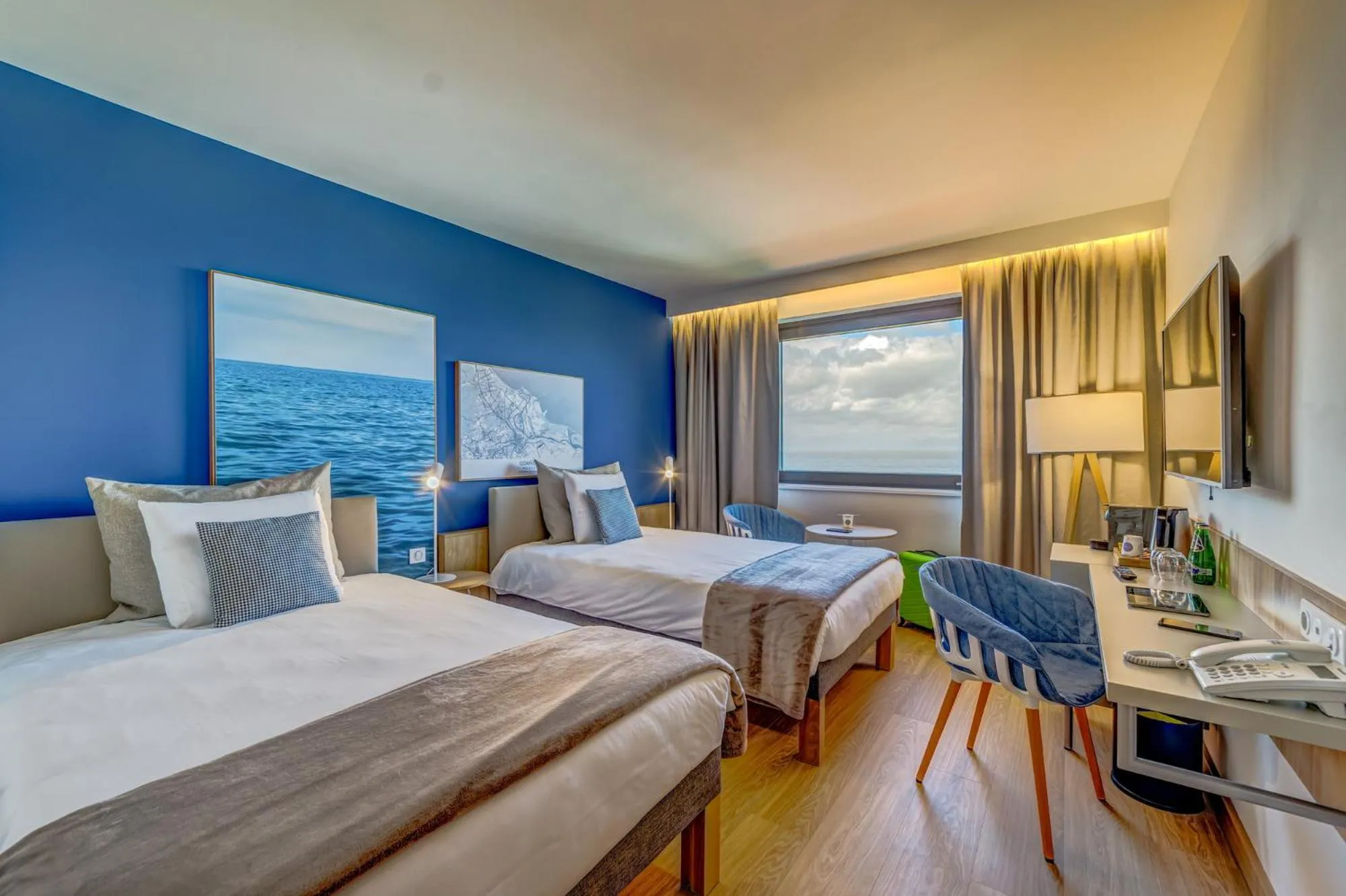 Bed in Novotel Gdańsk Marina