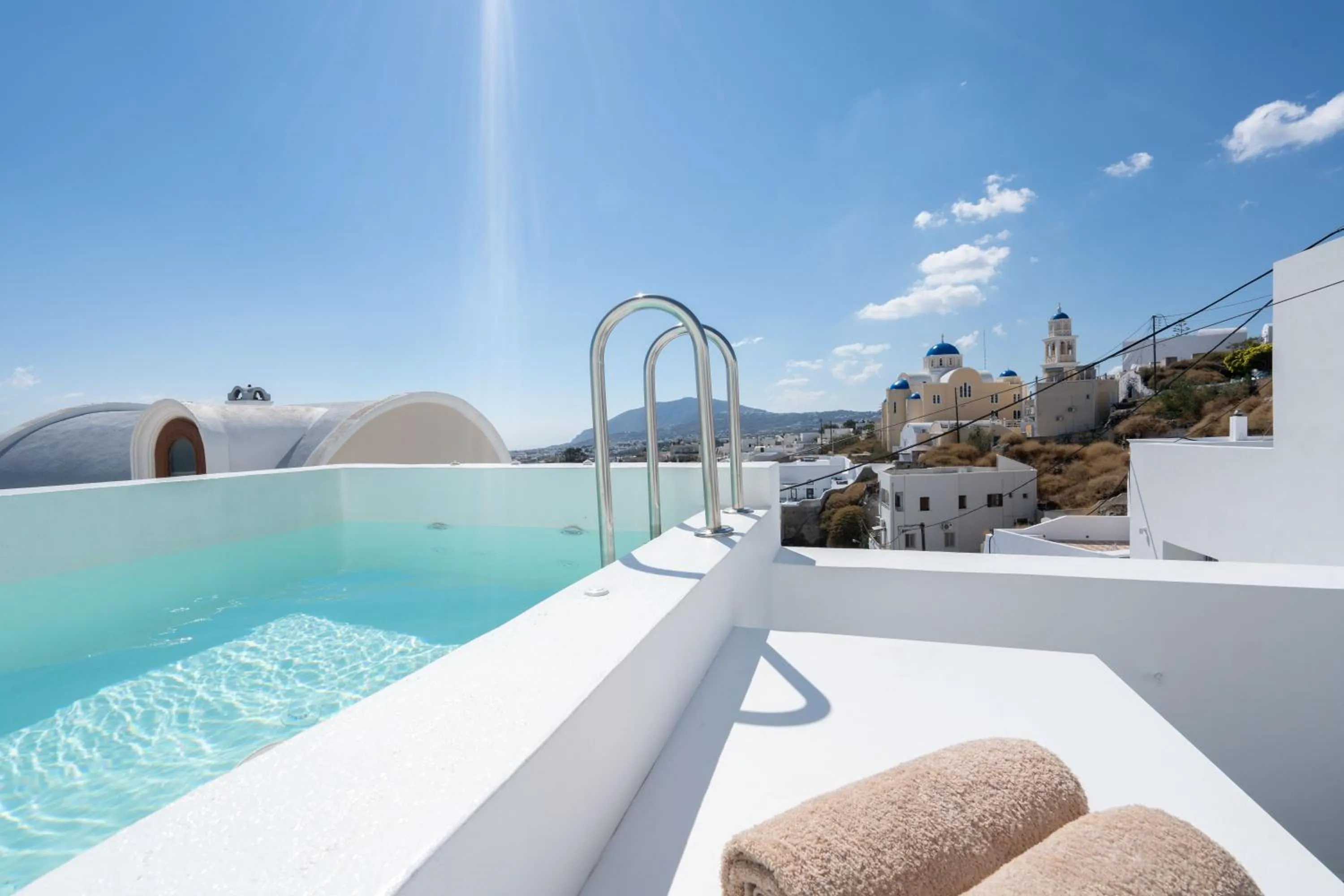 Swimming pool in Cycladic Suites & Spa