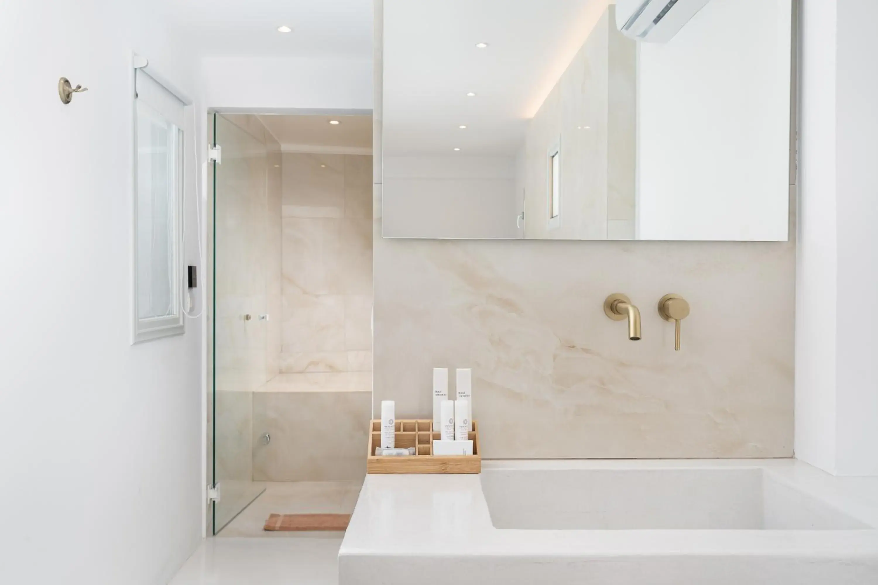 Honeymoon Suite with Sea View, Private Jacuzzi & Steam Room in Cycladic Suites & Spa Honeymoon Suite with Sea View, Private Jacuzzi & Steam Room in Cycladic Suites & Spa