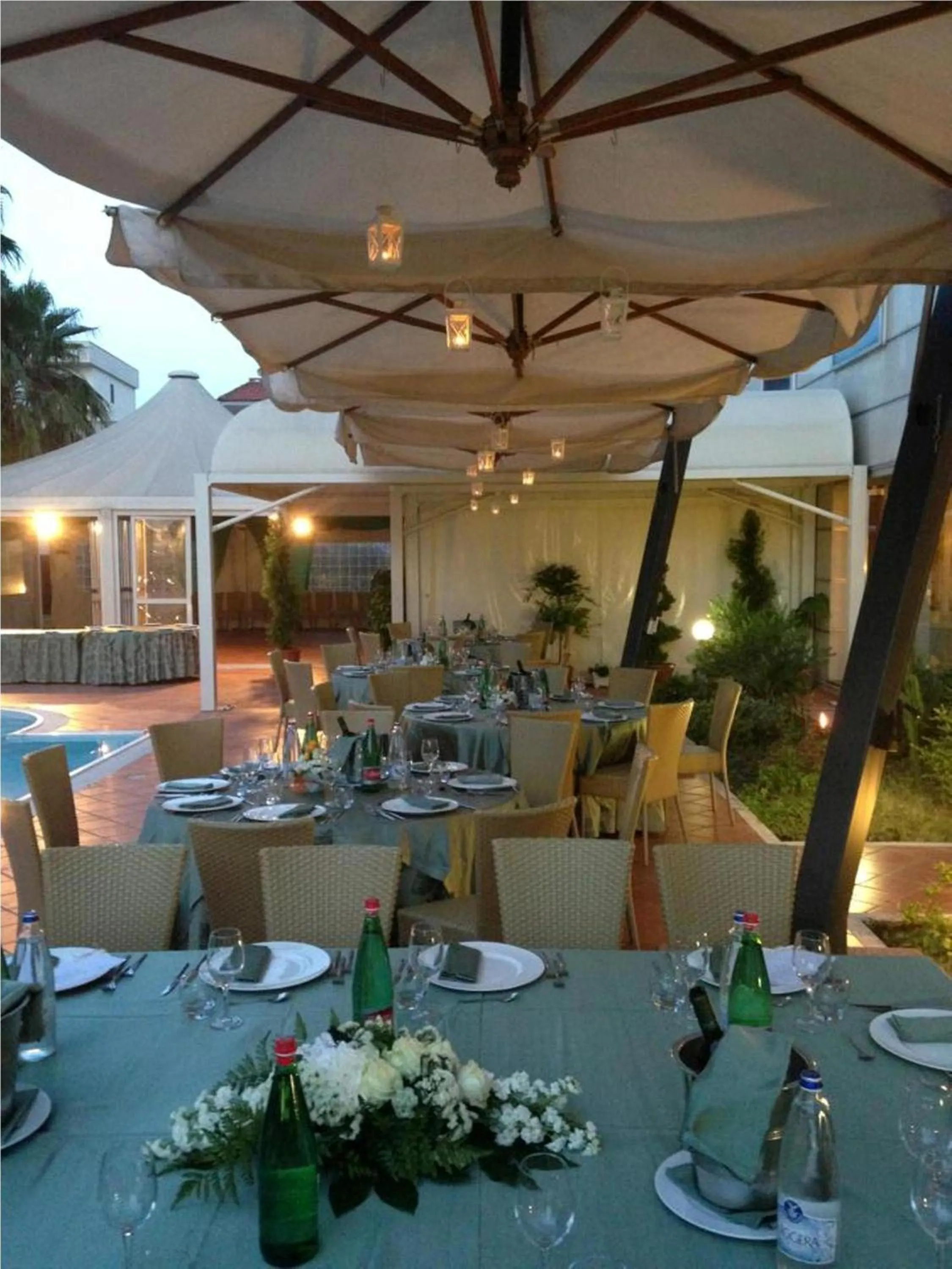 Patio in Hotel San Mauro