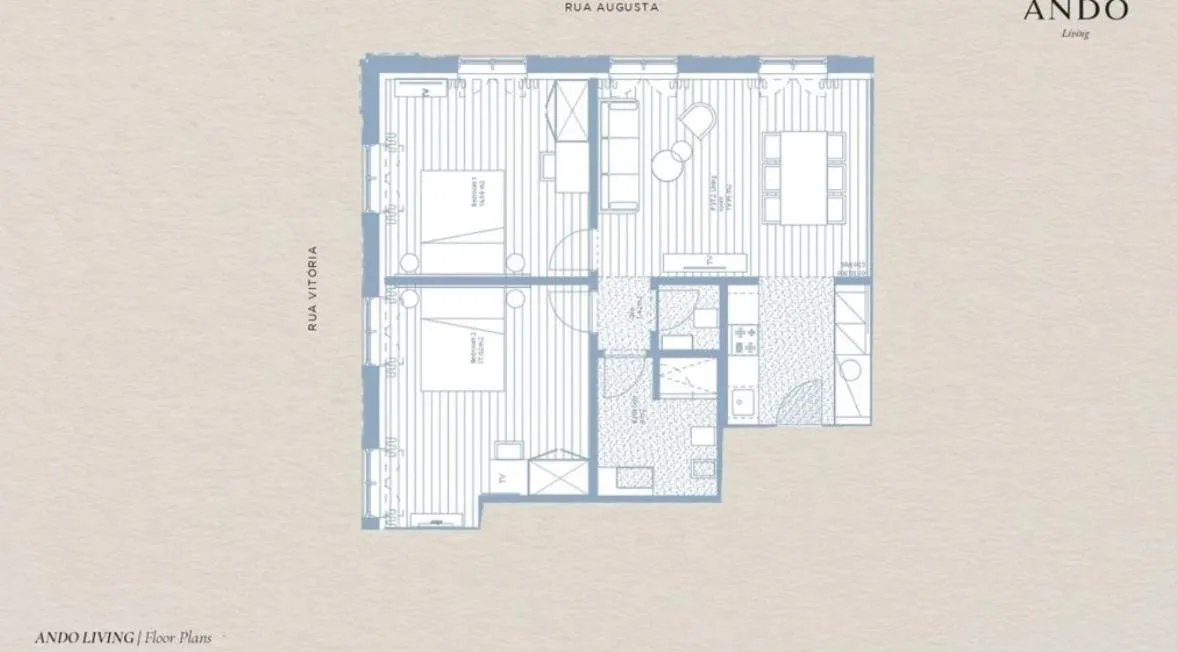 Floor plan in Ando Living - Augusta House