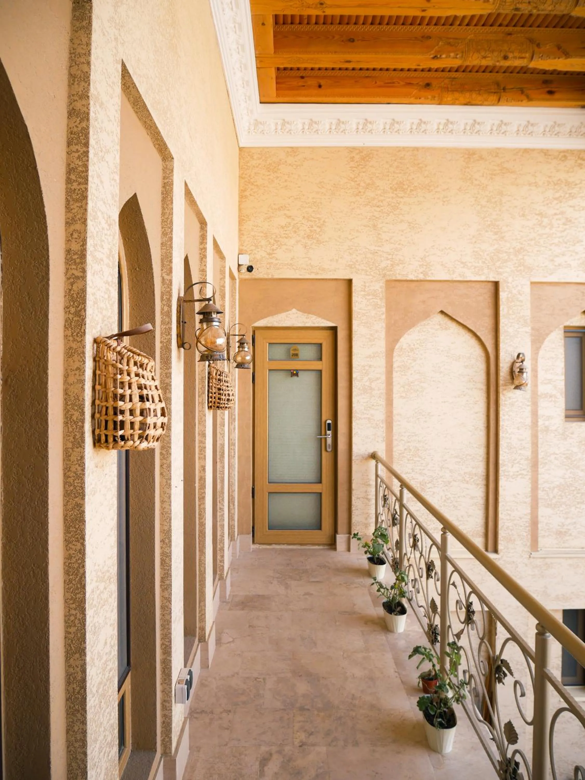 Inner courtyard view in Oasis Boutique