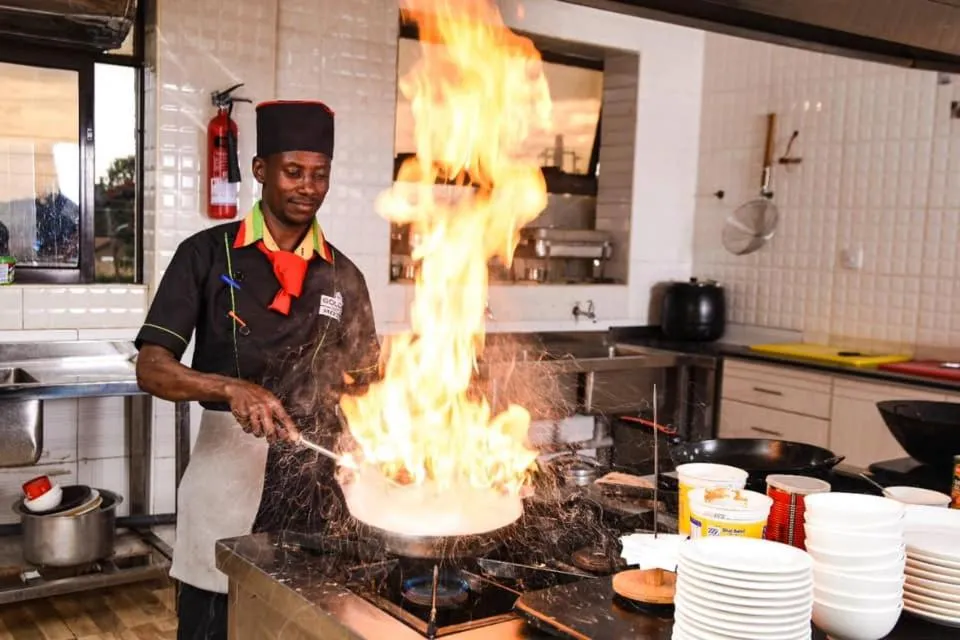 Food in Golden Palace Hotel