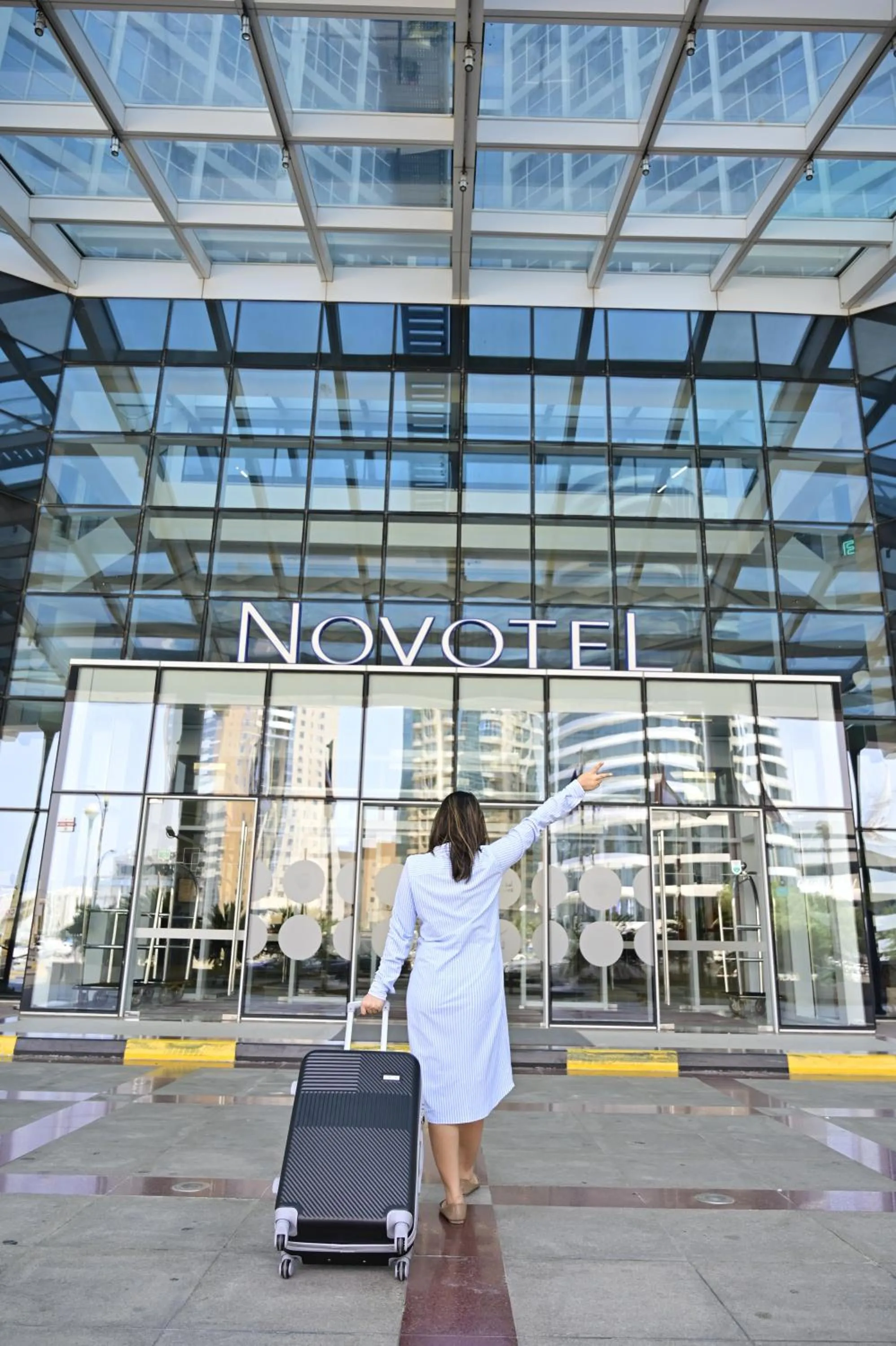 Facade/entrance in Novotel Fujairah