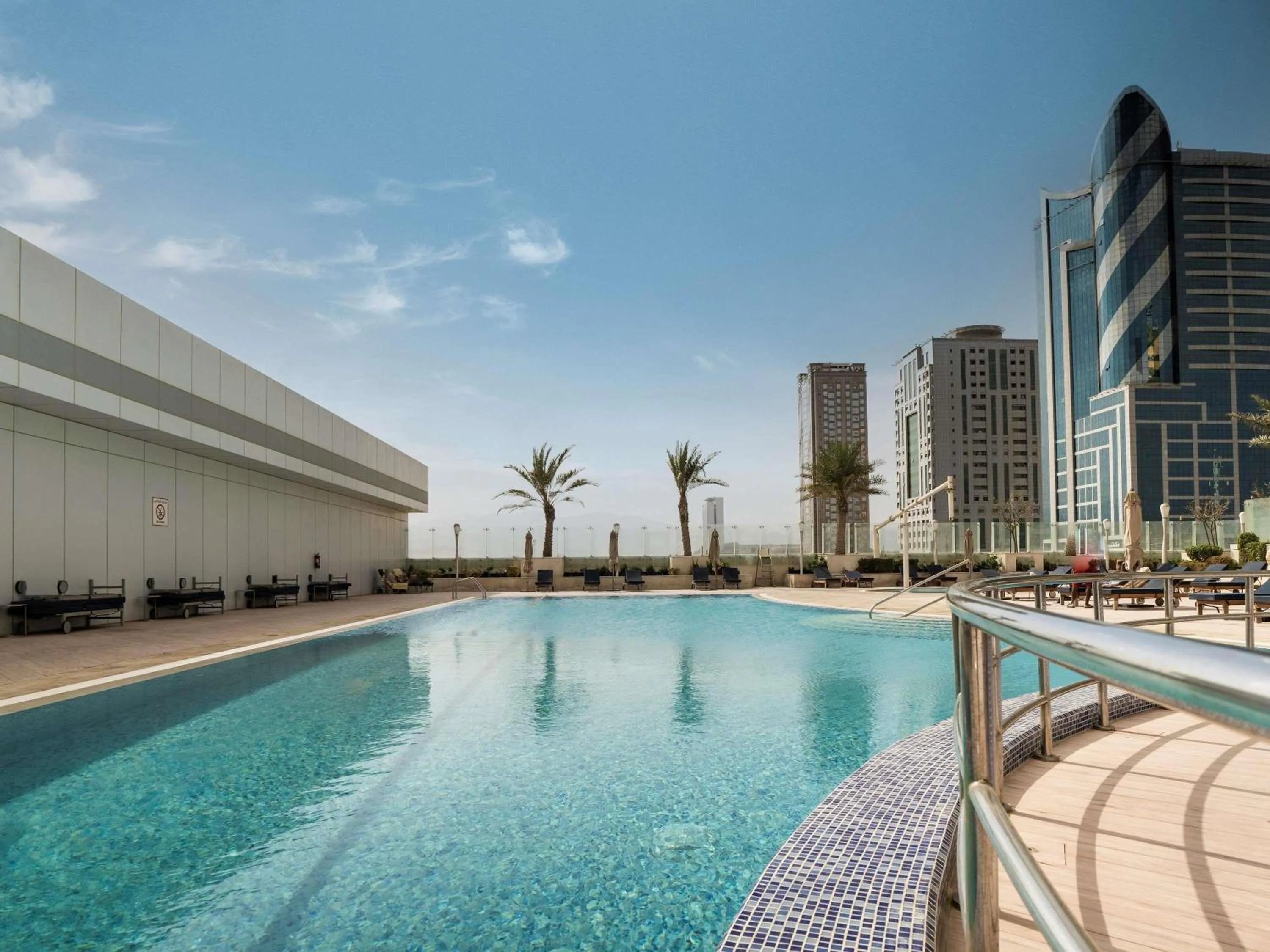 Pool view in Novotel Fujairah