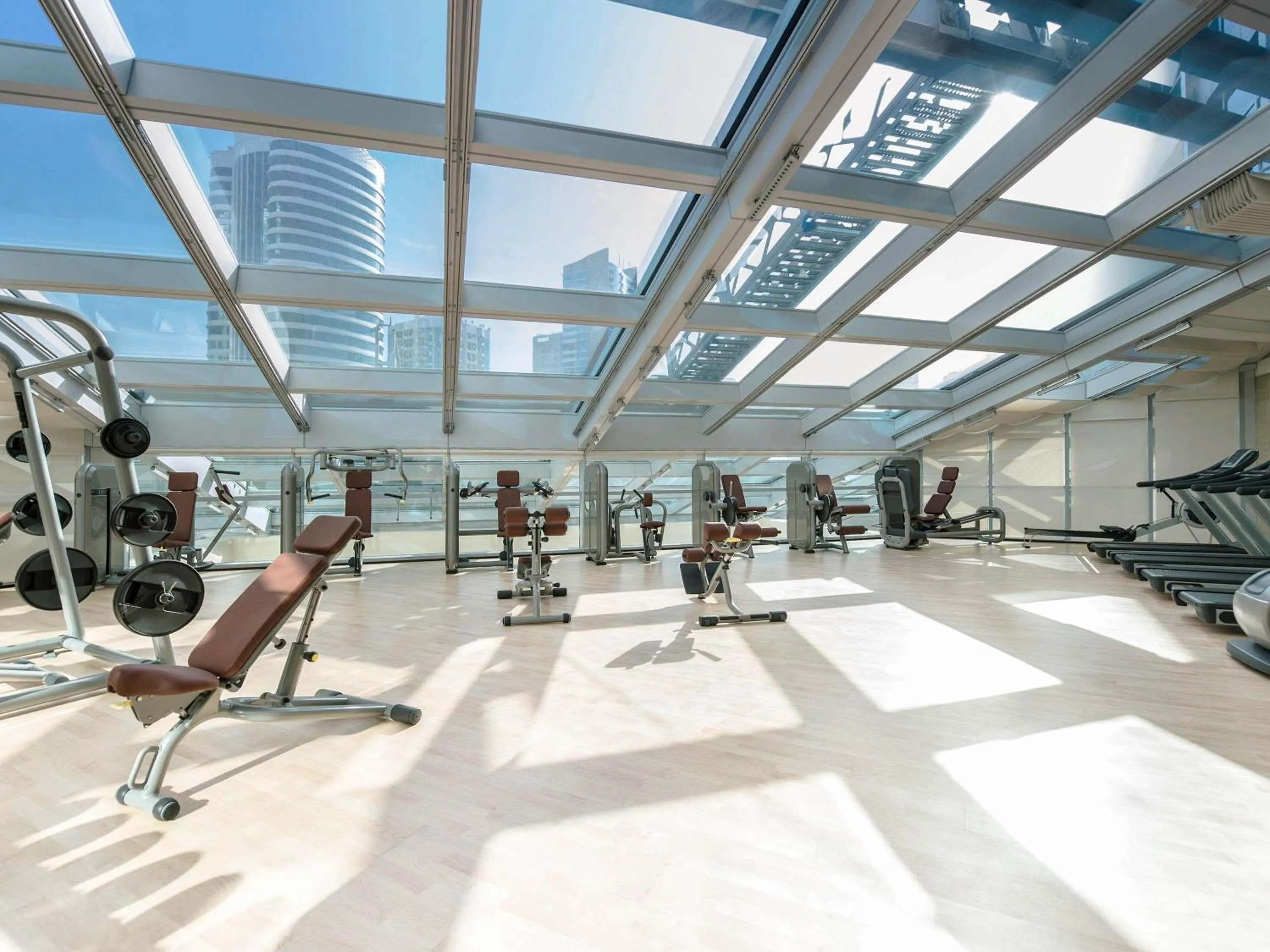 Fitness centre/facilities in Novotel Fujairah