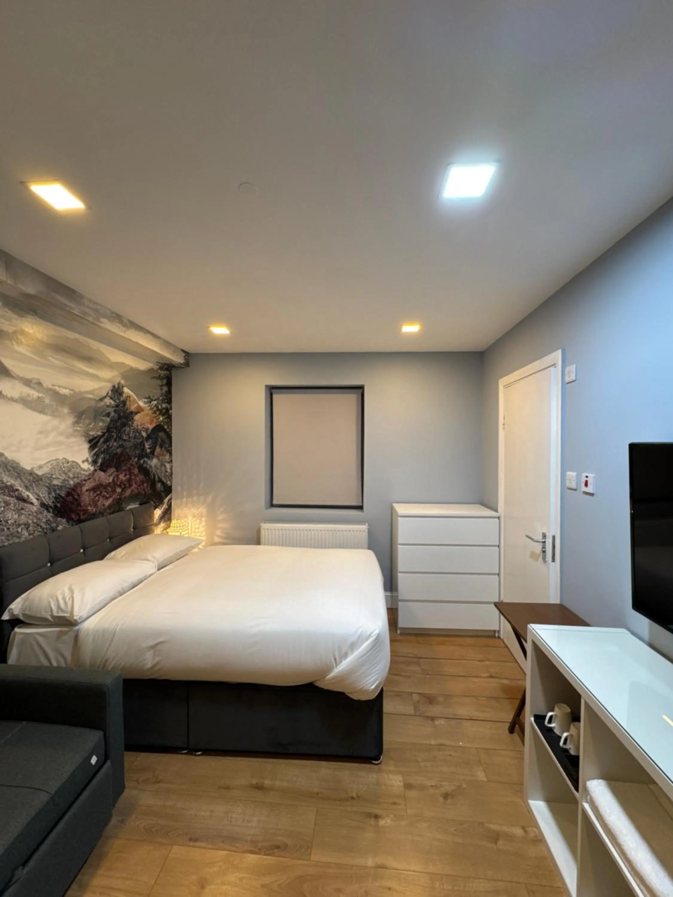 Bedroom, Bed in Private Boutique Apartments London