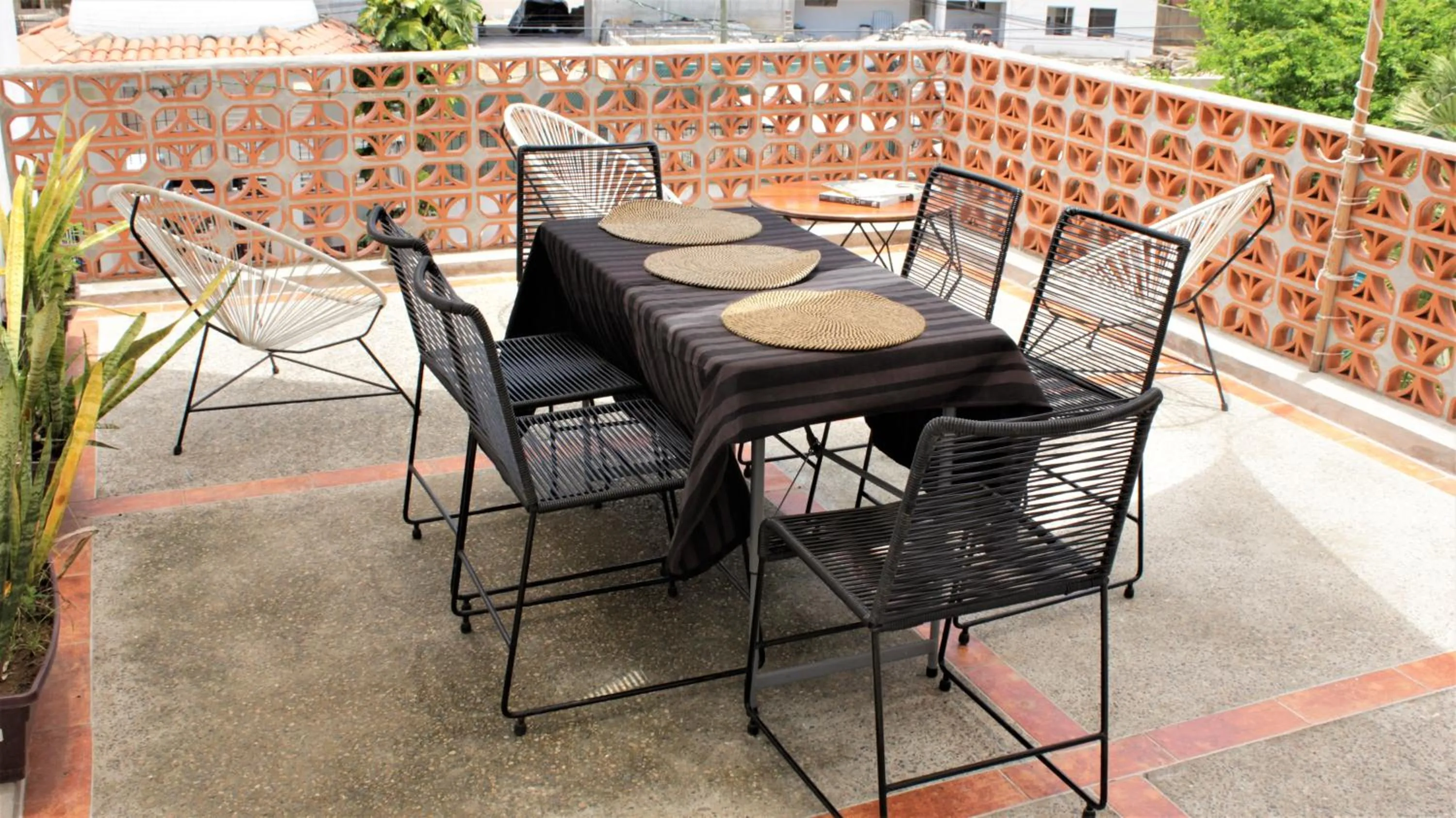 Balcony/Terrace in Bungalows Paraíso Bucerías