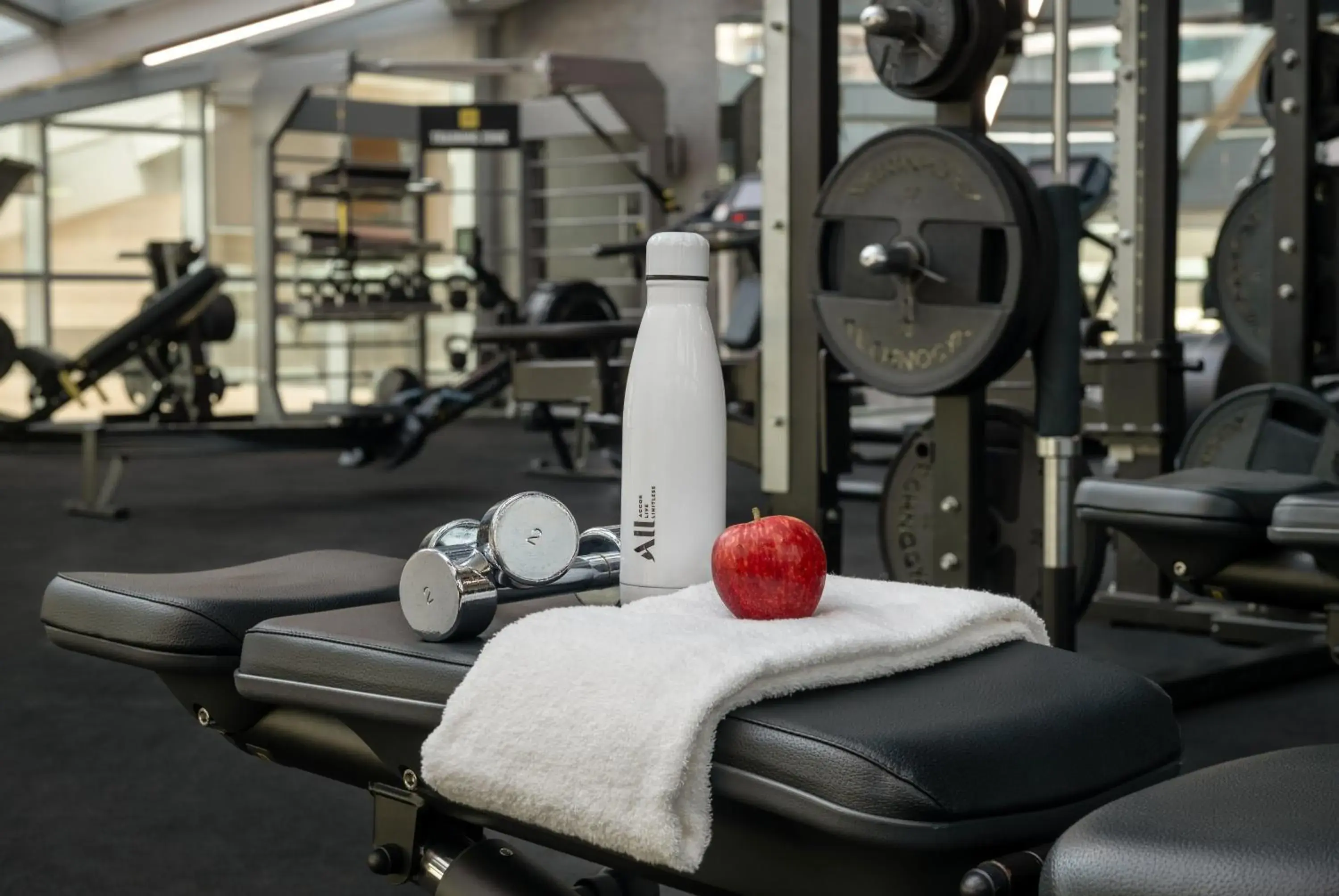 Fitness centre/facilities in Aparthotel Adagio Fujairah Fitness centre/facilities in Aparthotel Adagio Fujairah