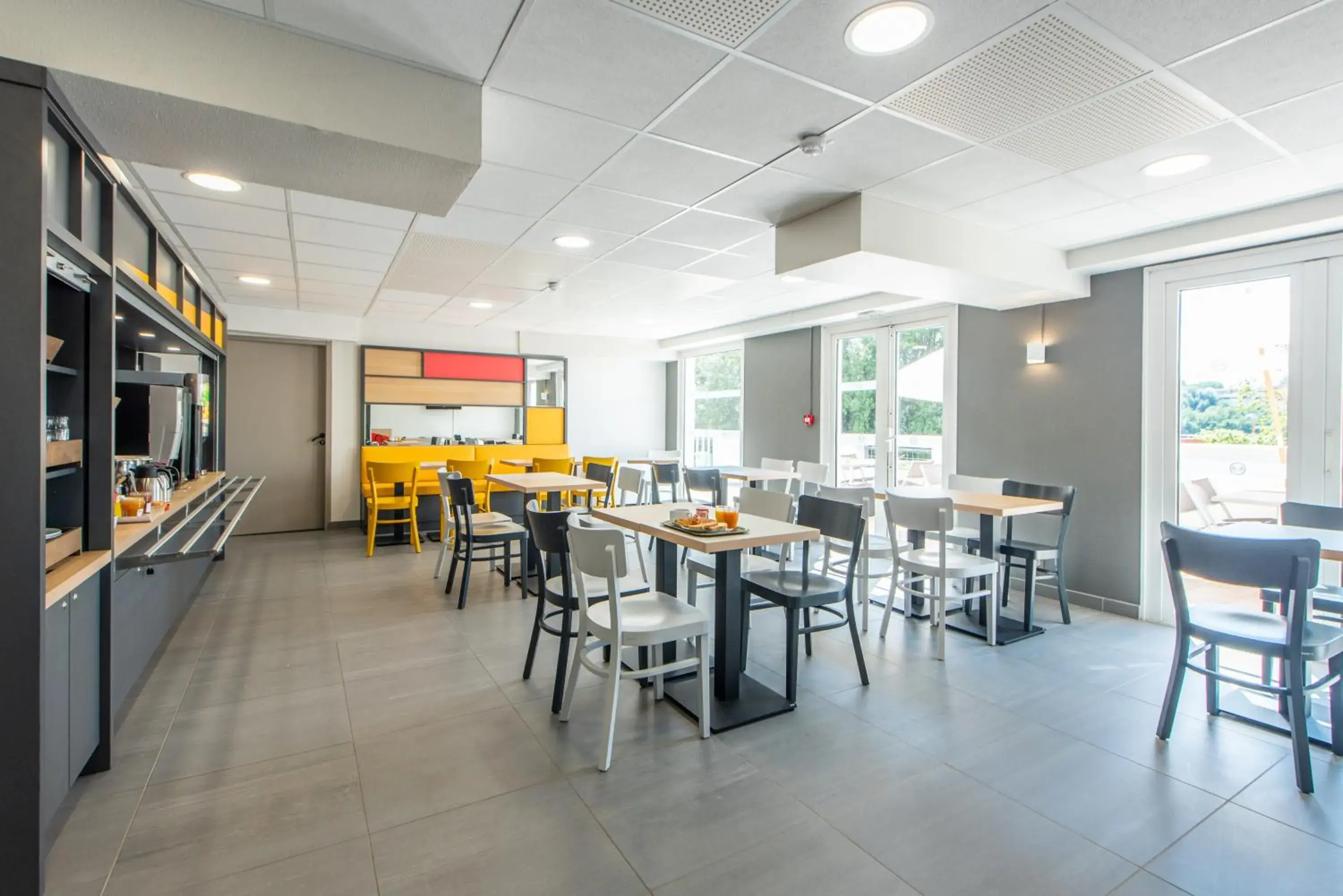 Buffet breakfast in B&B HOTEL Antibes Sophia Le Relais Buffet breakfast in B&B HOTEL Antibes Sophia Le Relais