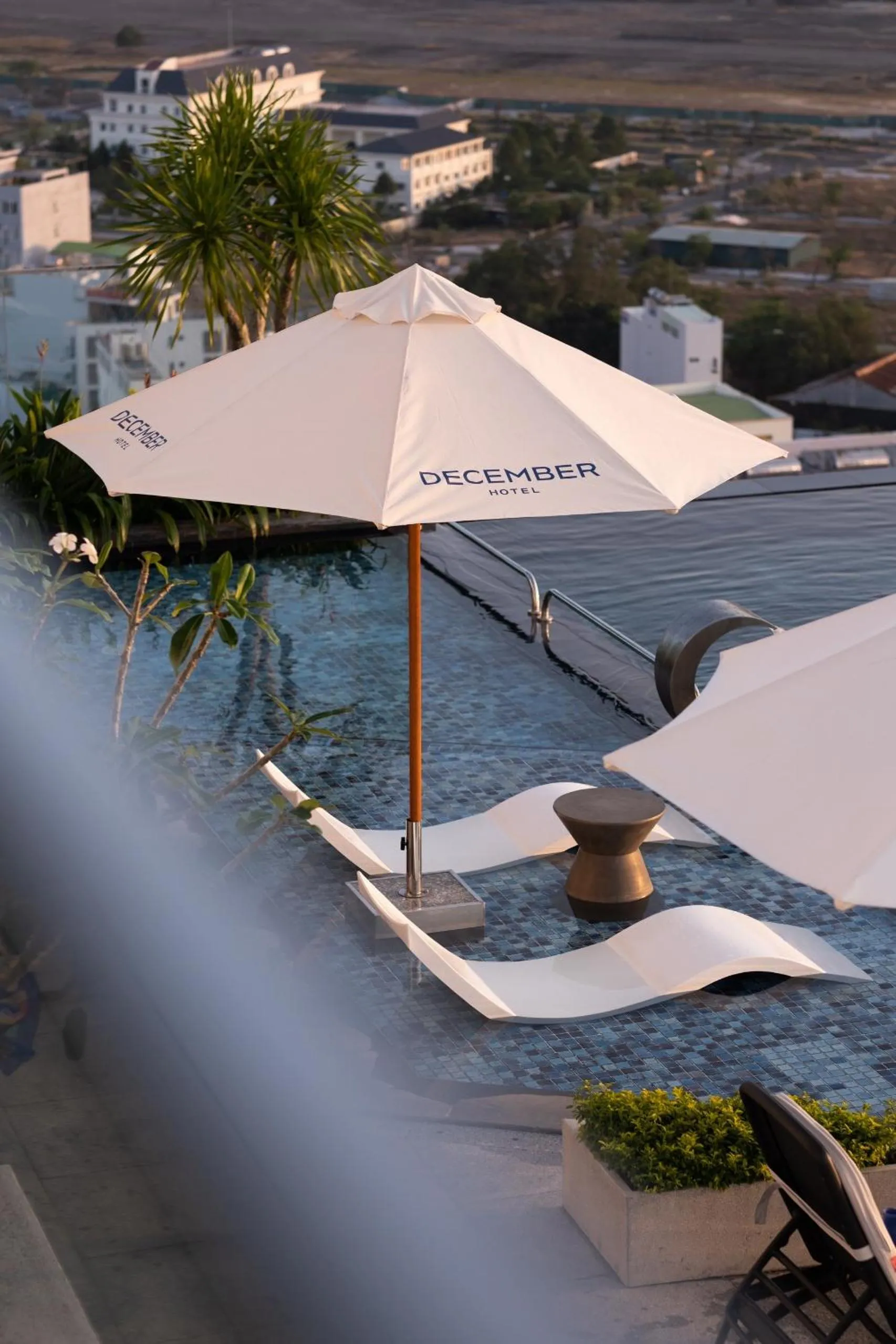 Swimming pool in December Hotel