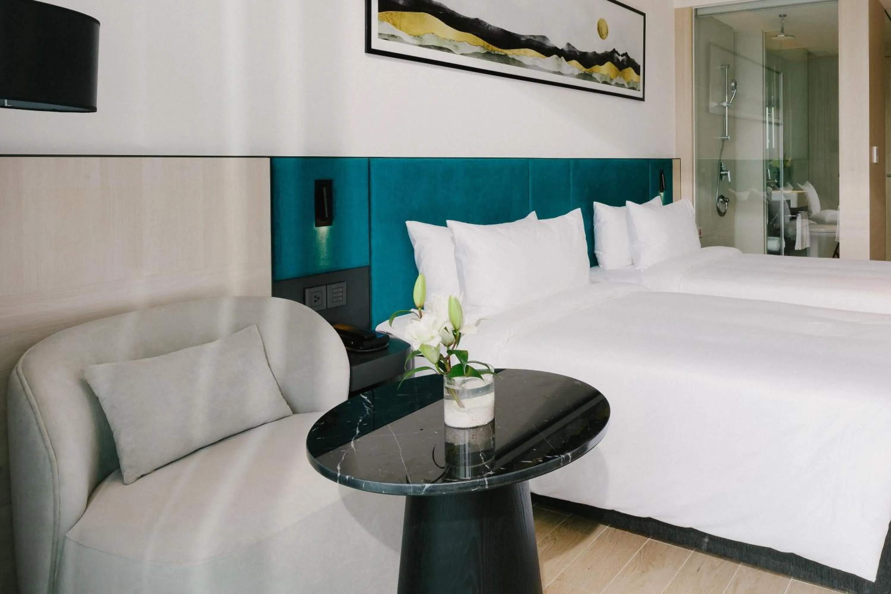 Bedroom, Bed in December Hotel