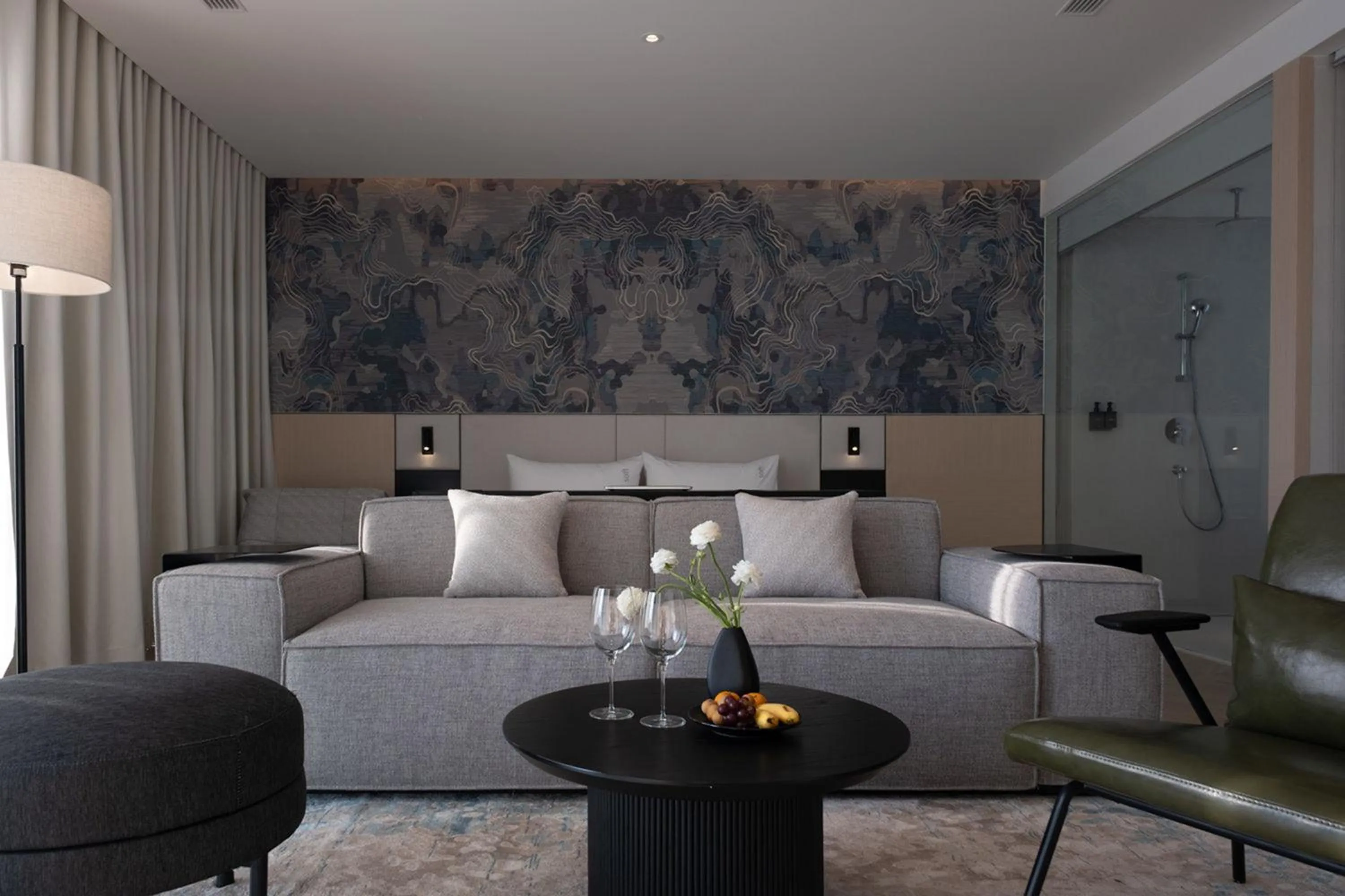 Living room in December Hotel